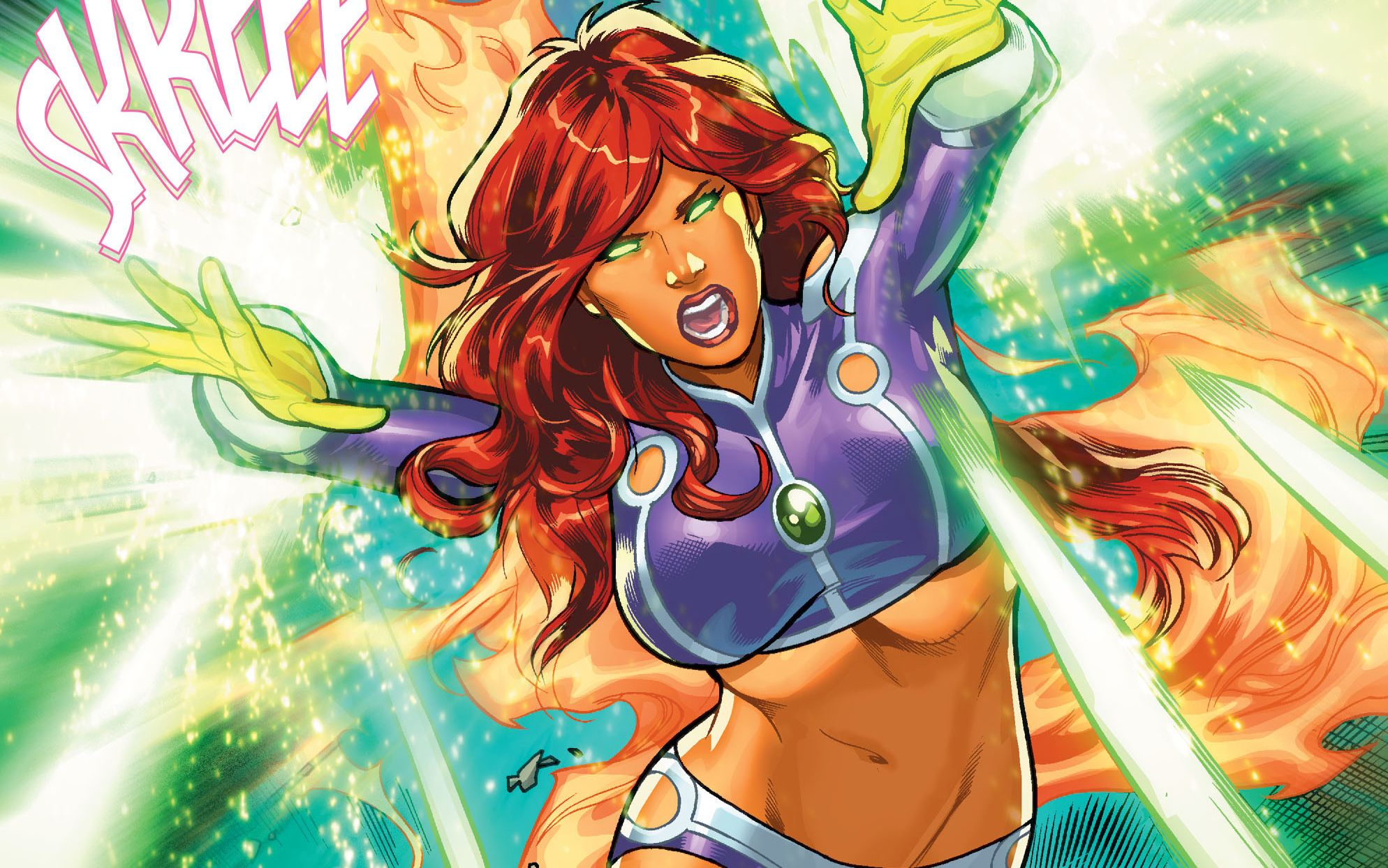 Télécharger fonds d écran pour téléphone Feu Stellaire Les Jeunes Titans Starfire Dc Comics