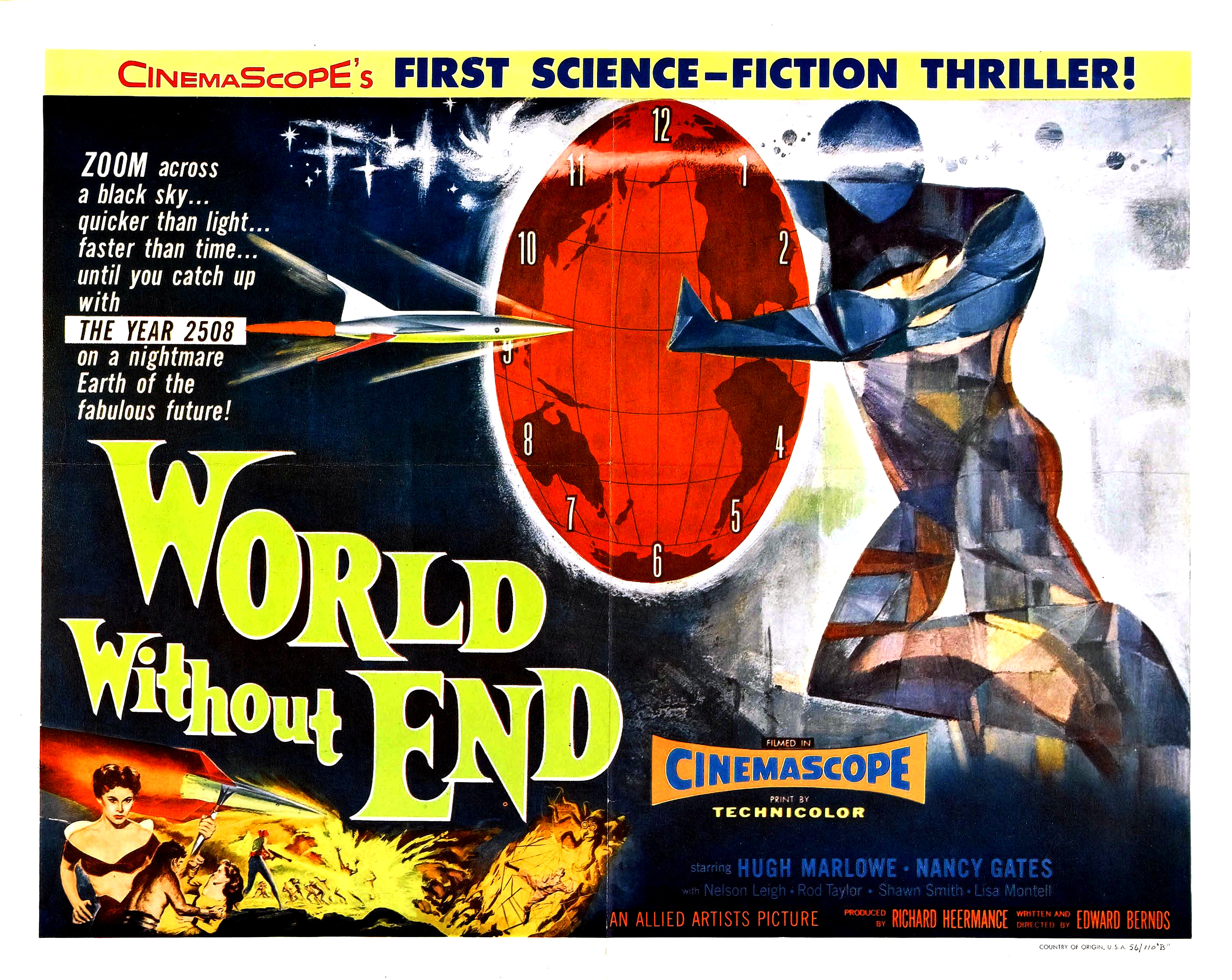 Мир без конца. Мир без конца 1956. World without end 1956. Постер мир. Poster World постеры.