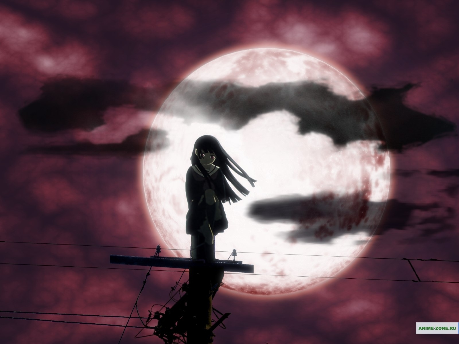 Free download wallpaper Moon, Anime on your PC desktop