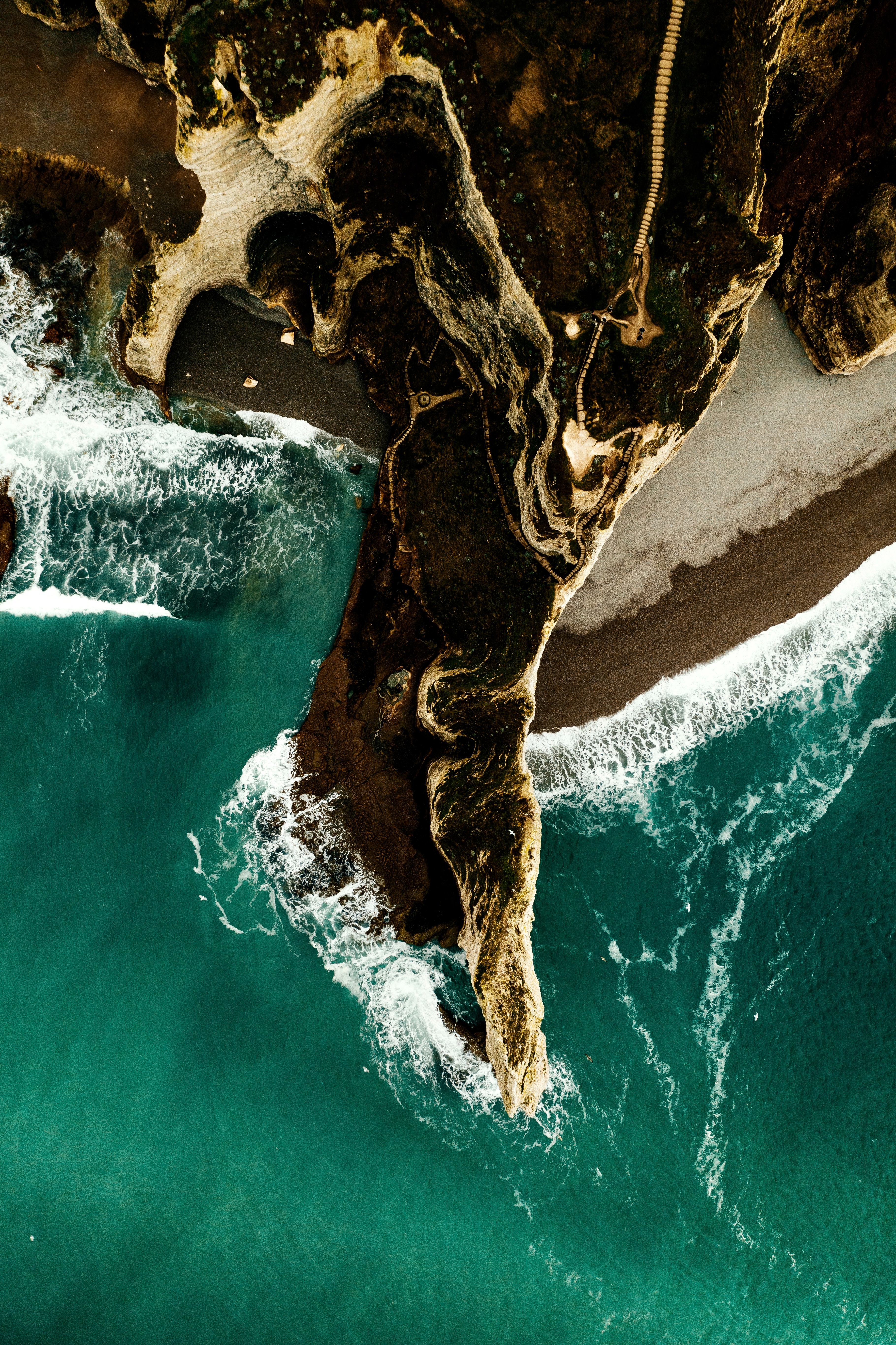 Descarga gratuita de fondo de pantalla para móvil de Costa, Isla, Naturaleza, Vista Desde Arriba, Mar, Playa.