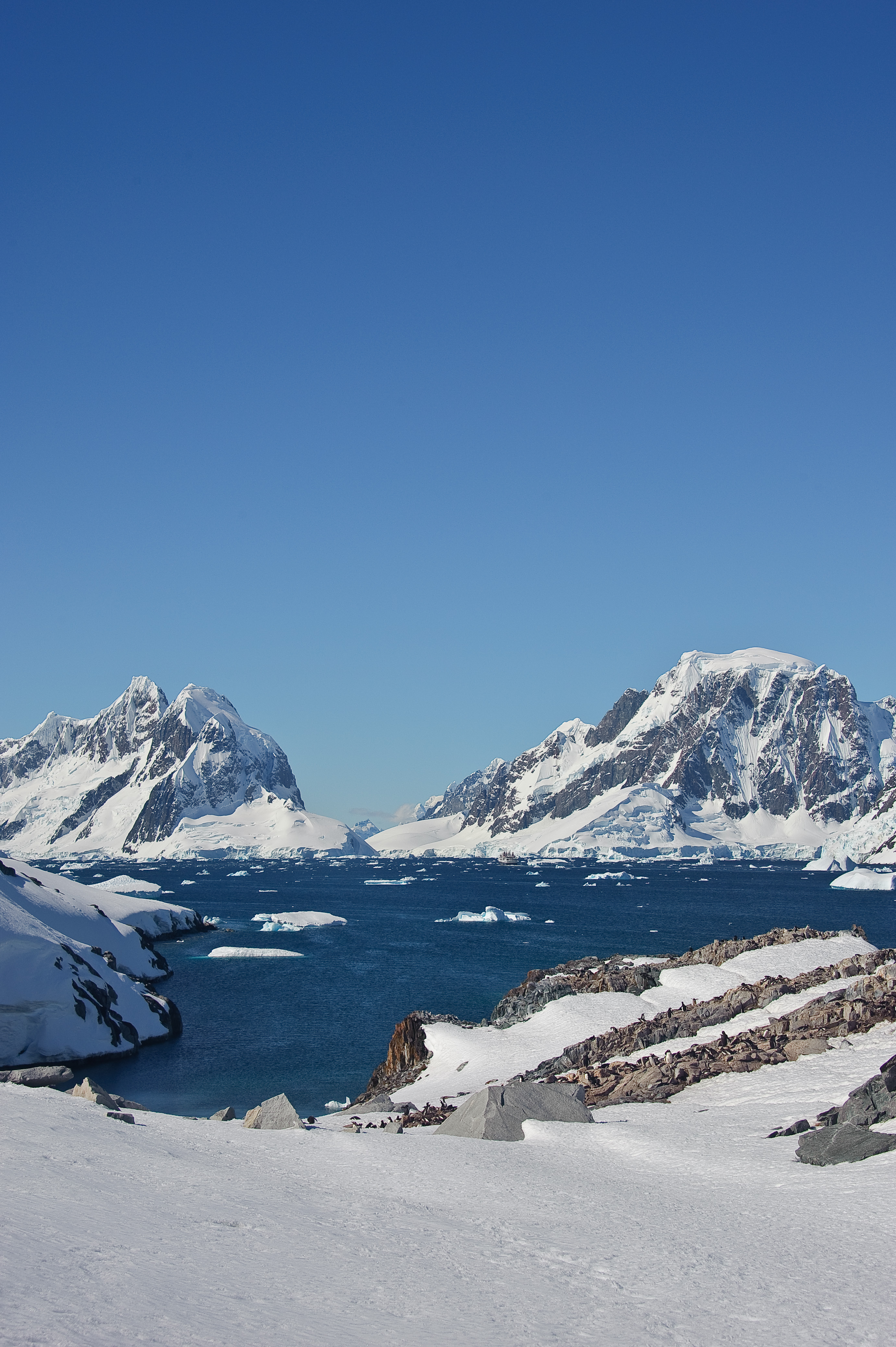 antarctica, landscape, nature, mountains, ice, snow, north pole