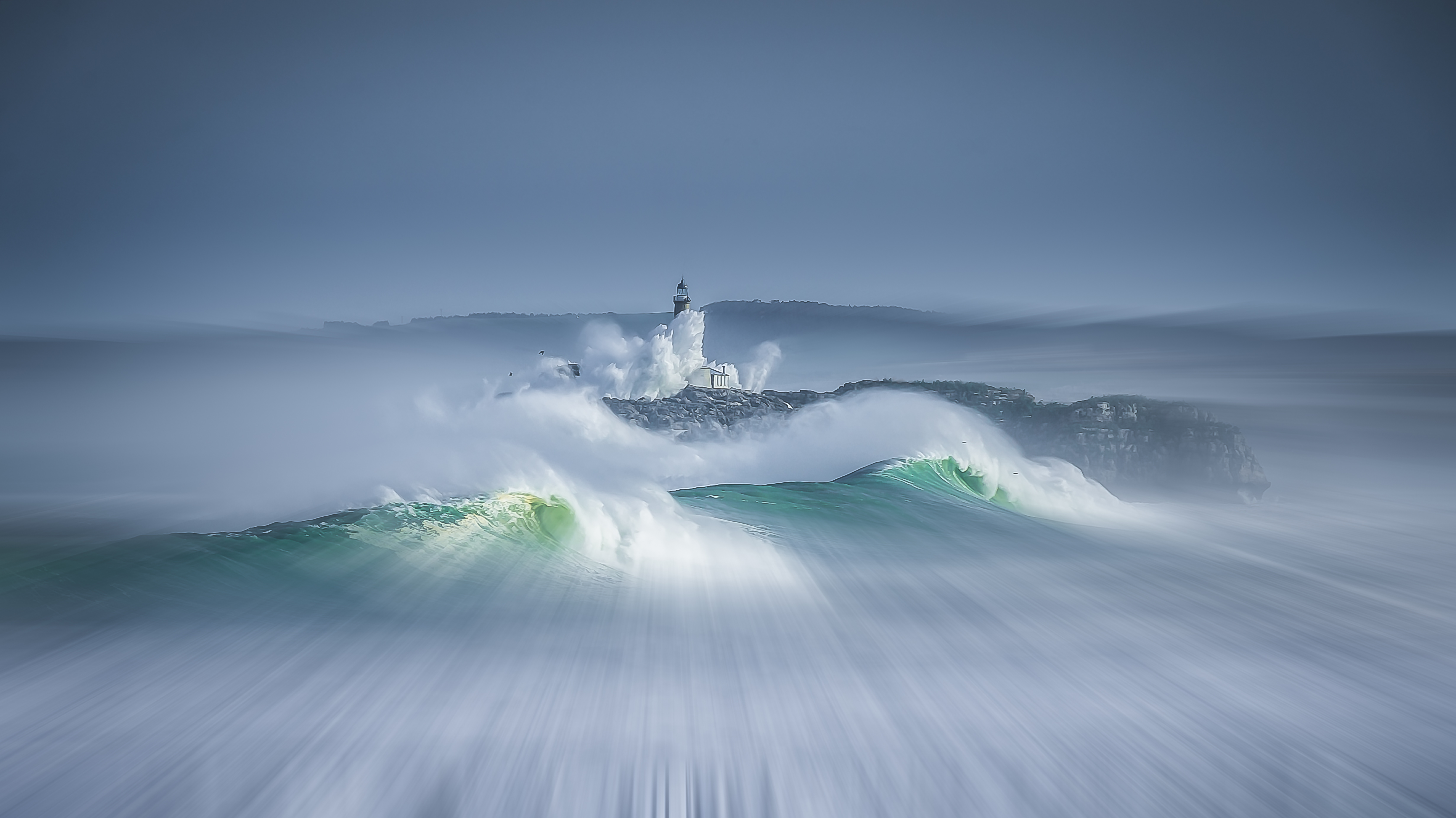 lighthouse wallpaper storm