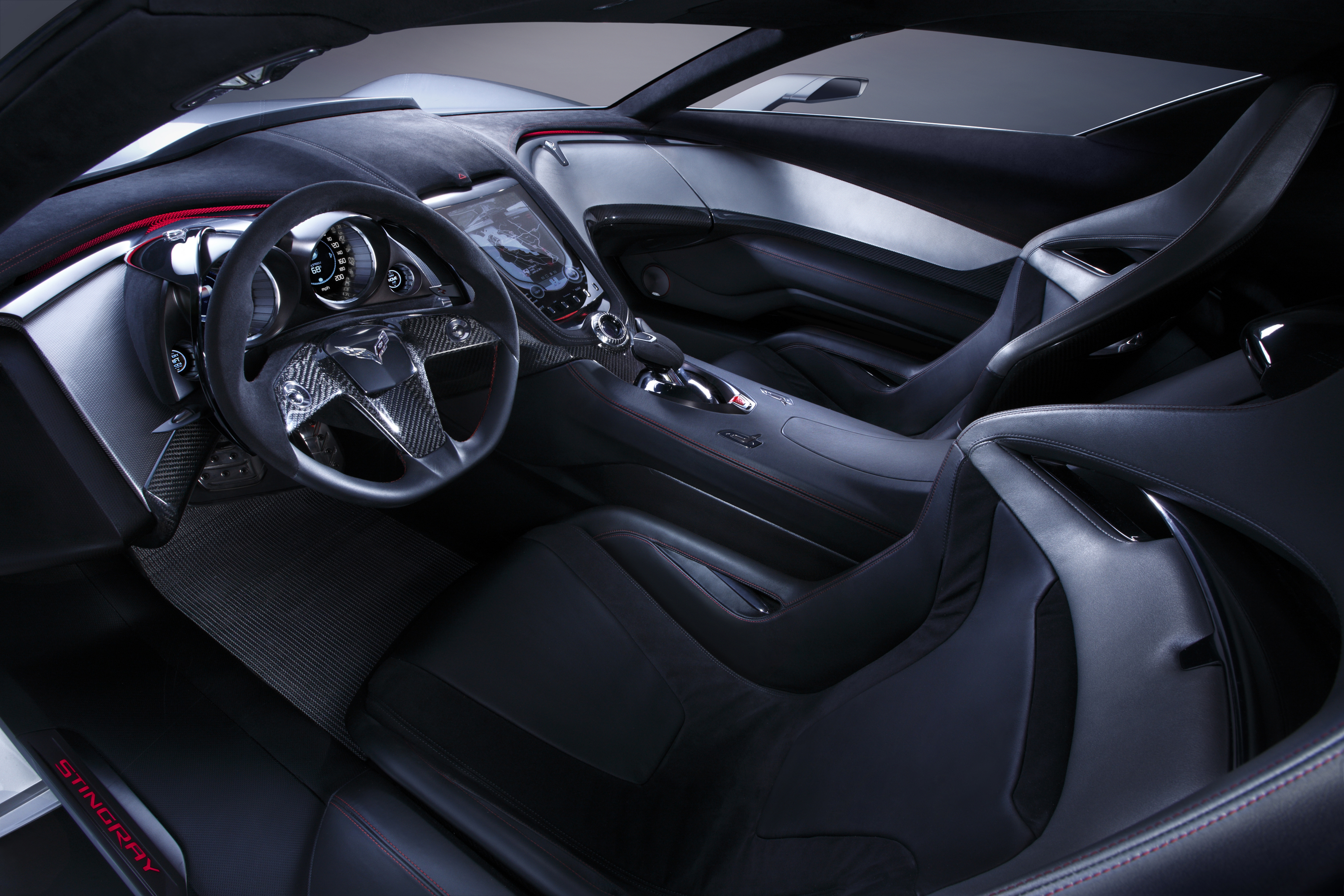 chevrolet corvette stingray concept, luxury, vehicles, chevrolet corvette stingray, interior, chevrolet
