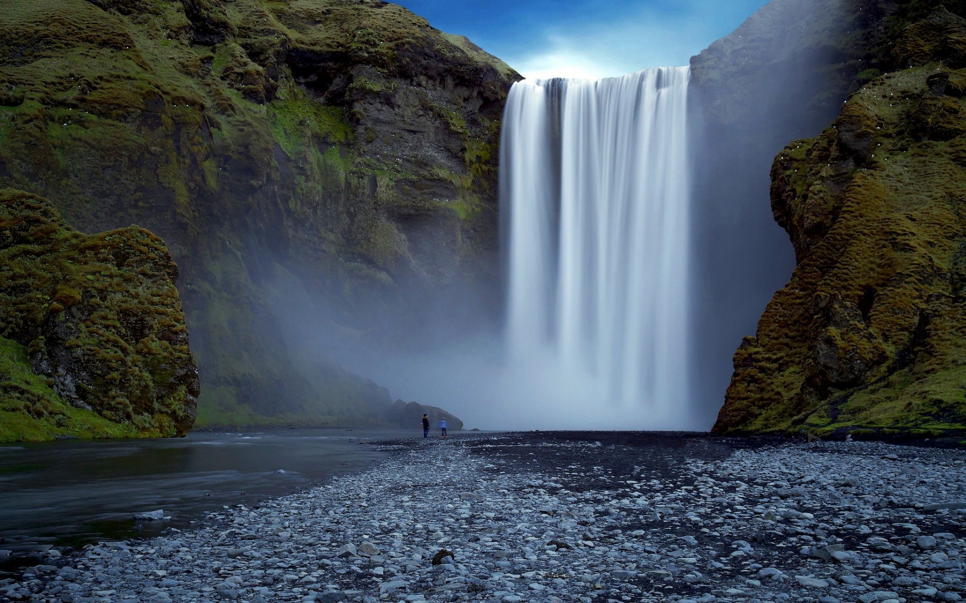 Download mobile wallpaper Landscape, Waterfalls for free.