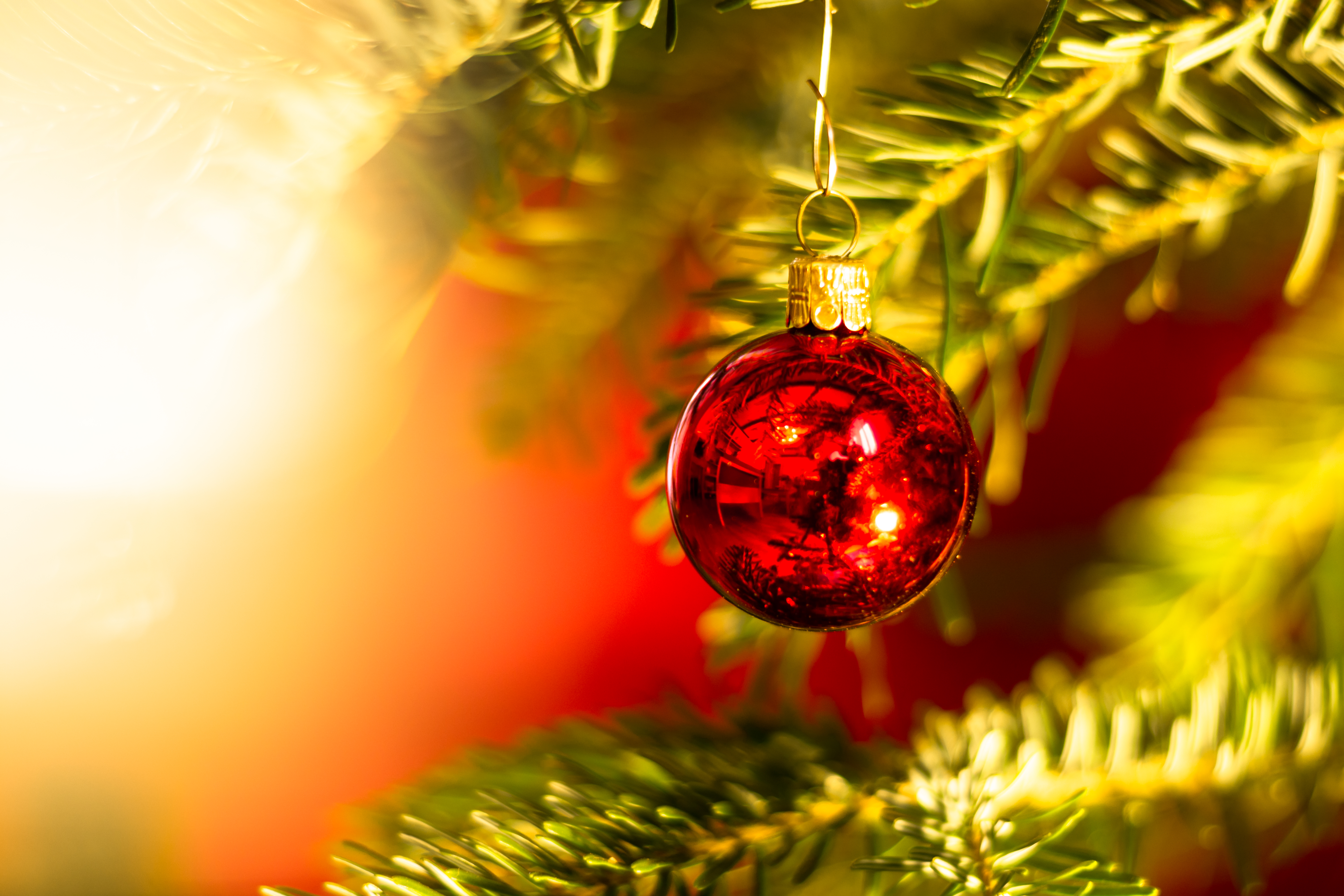 Téléchargez des papiers peints mobile Décoration, Ballon, Arbre De Noël, Balle, Fêtes, Nouvel An, Sapin De Noël, Noël gratuitement.