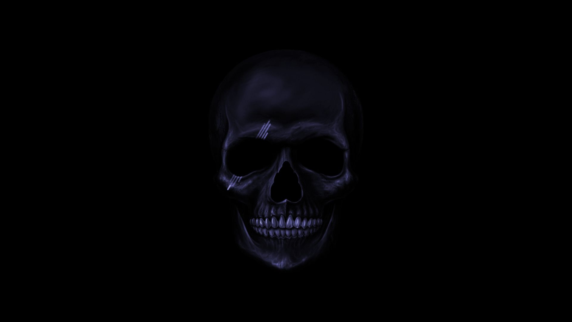 dark skull wallpapers widescreen