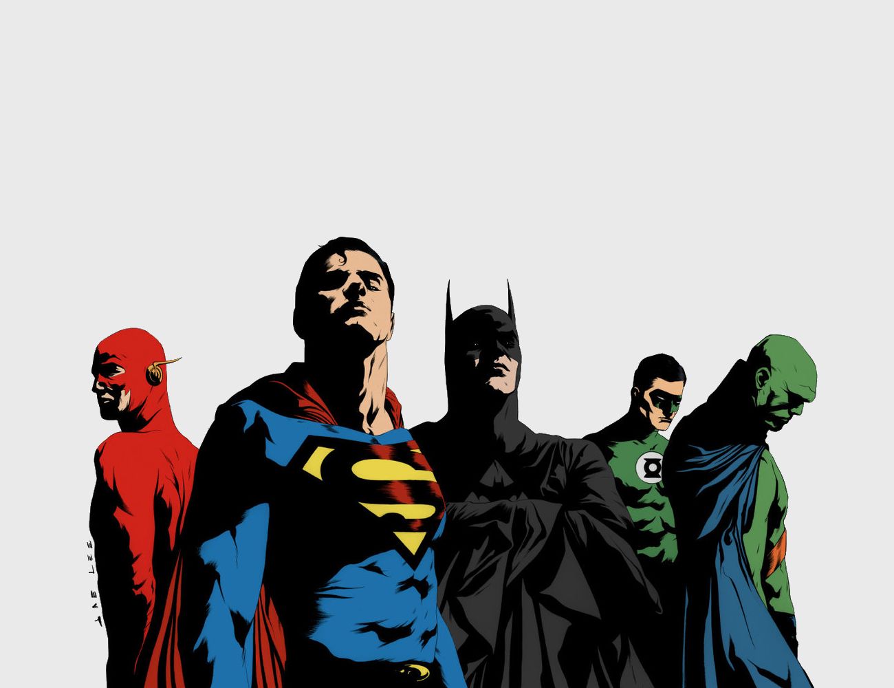 superman, comics, justice league, batman, dc comics, flash, green lantern, hal jordan, martian manhunter 4K Ultra