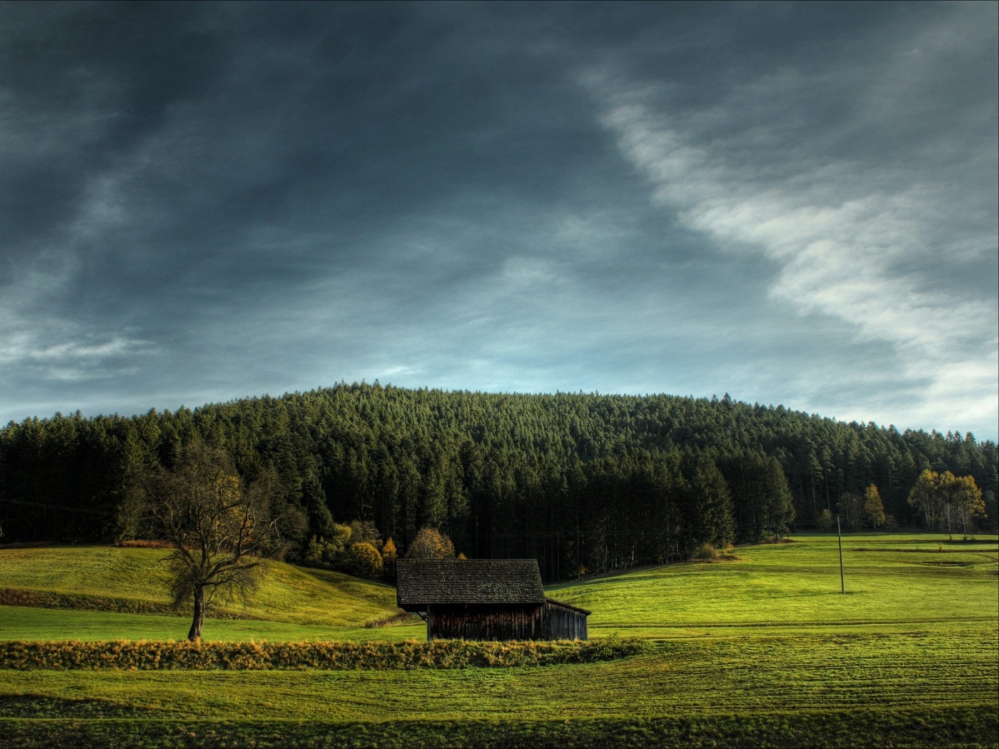 Download mobile wallpaper Landscape, Houses, Fields for free.