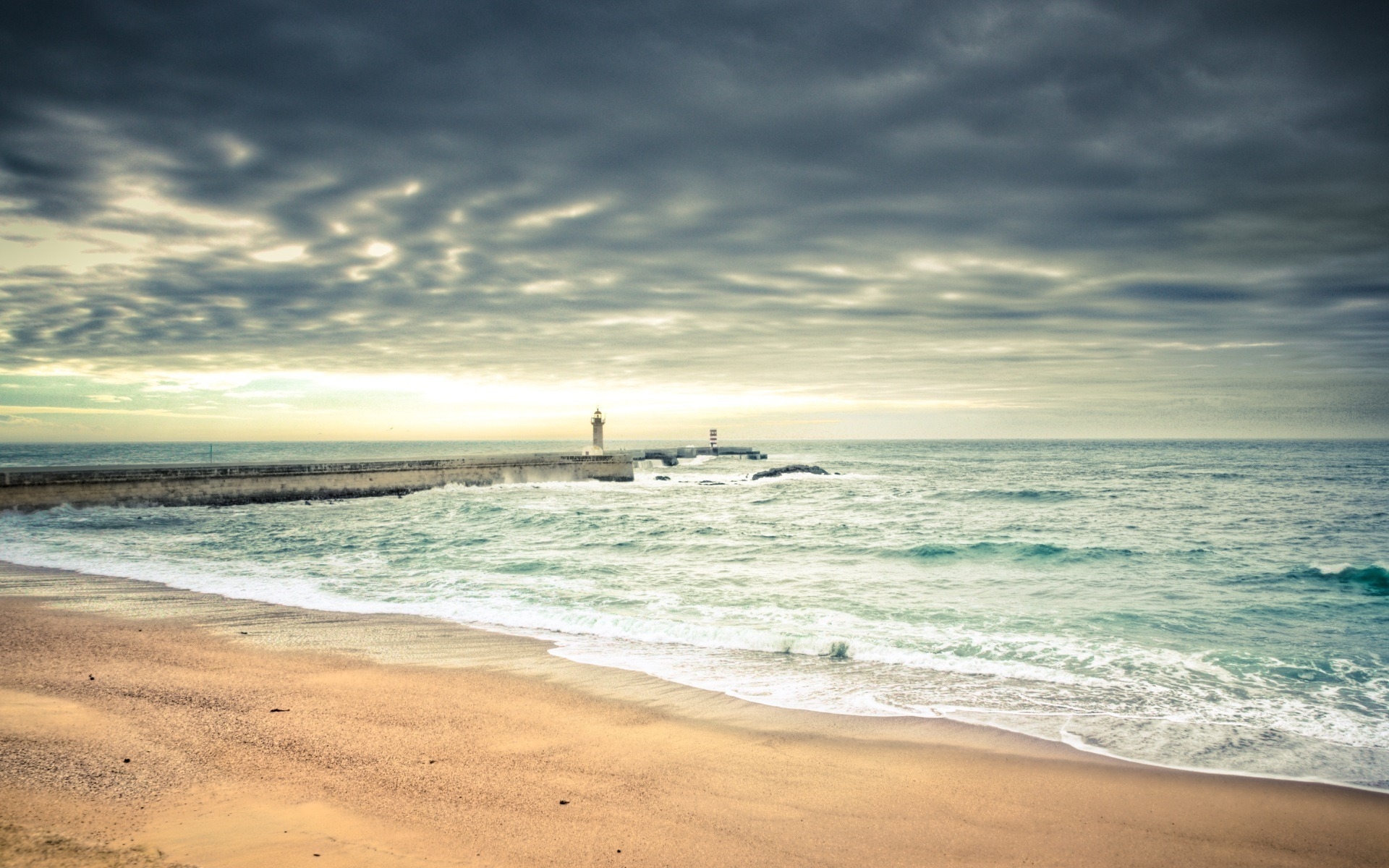 Скачать картинку Пейзаж, Море, Пляж в телефон бесплатно.