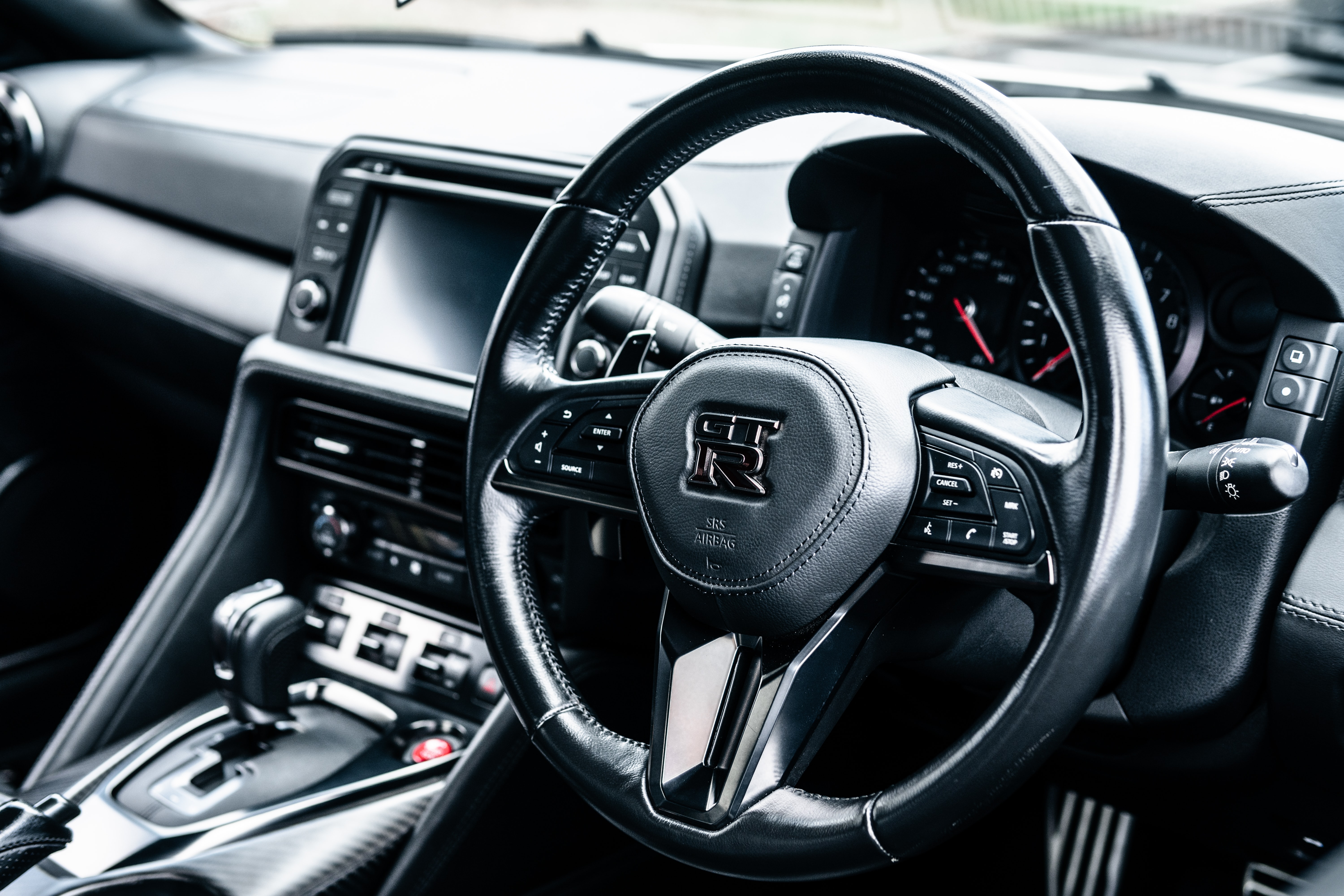 steering wheel, rudder, cars, salon, speedometer download HD wallpaper