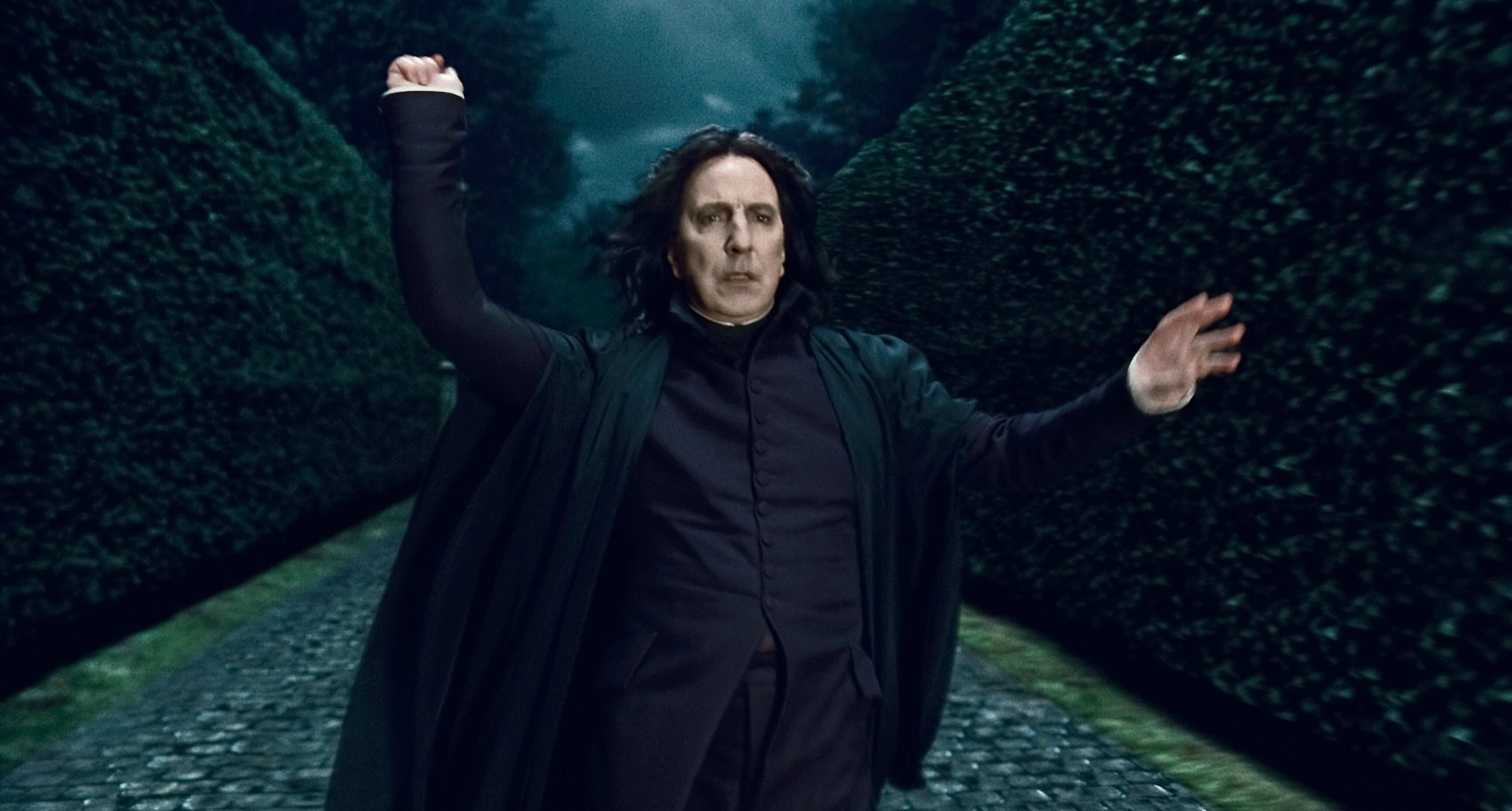 severus snape, alan rickman, harry potter, movie, harry potter and the deathly hallows: part 1