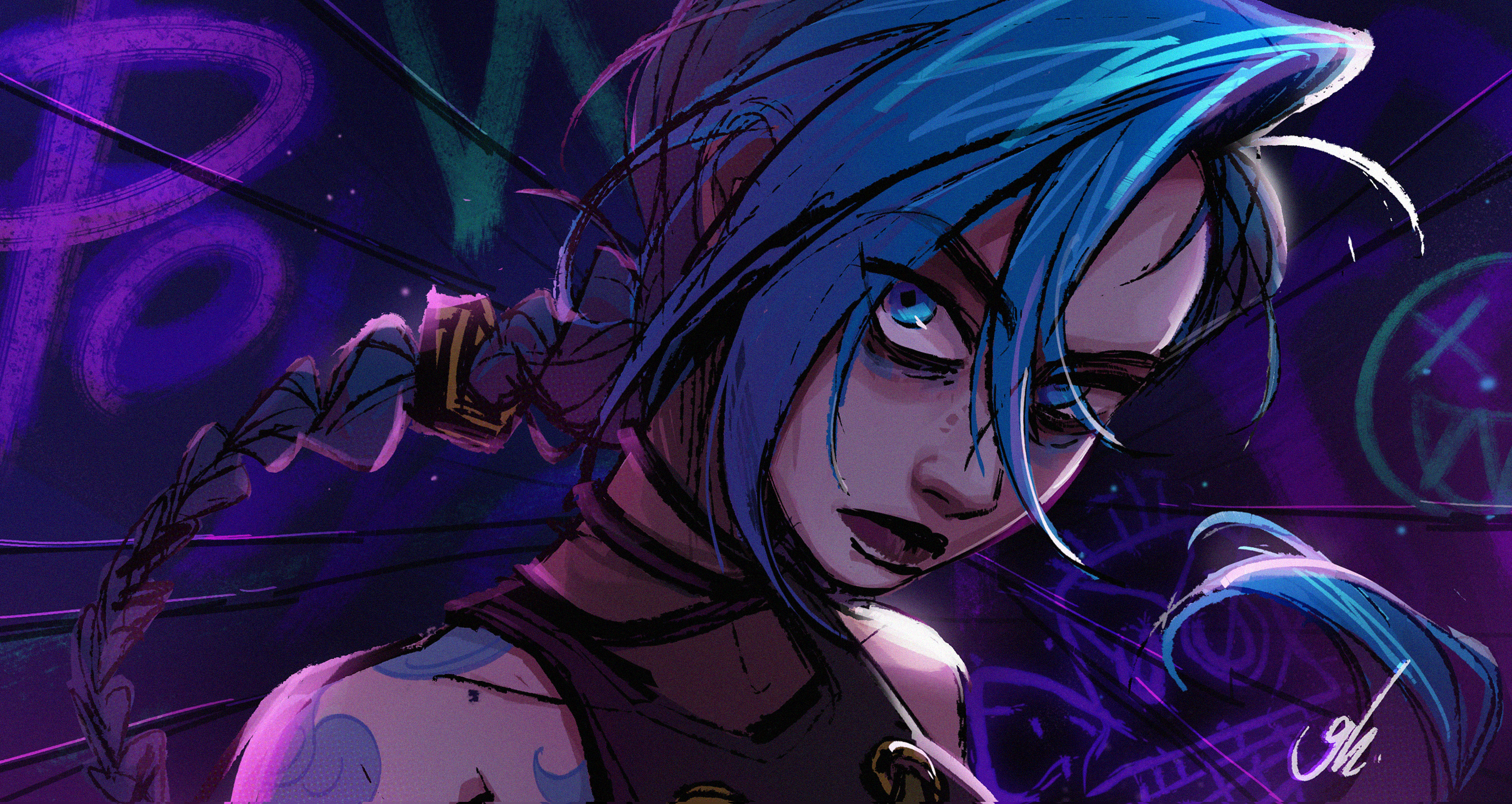 HD wallpaper: Jinx (League of Legends), Arcane, TV series