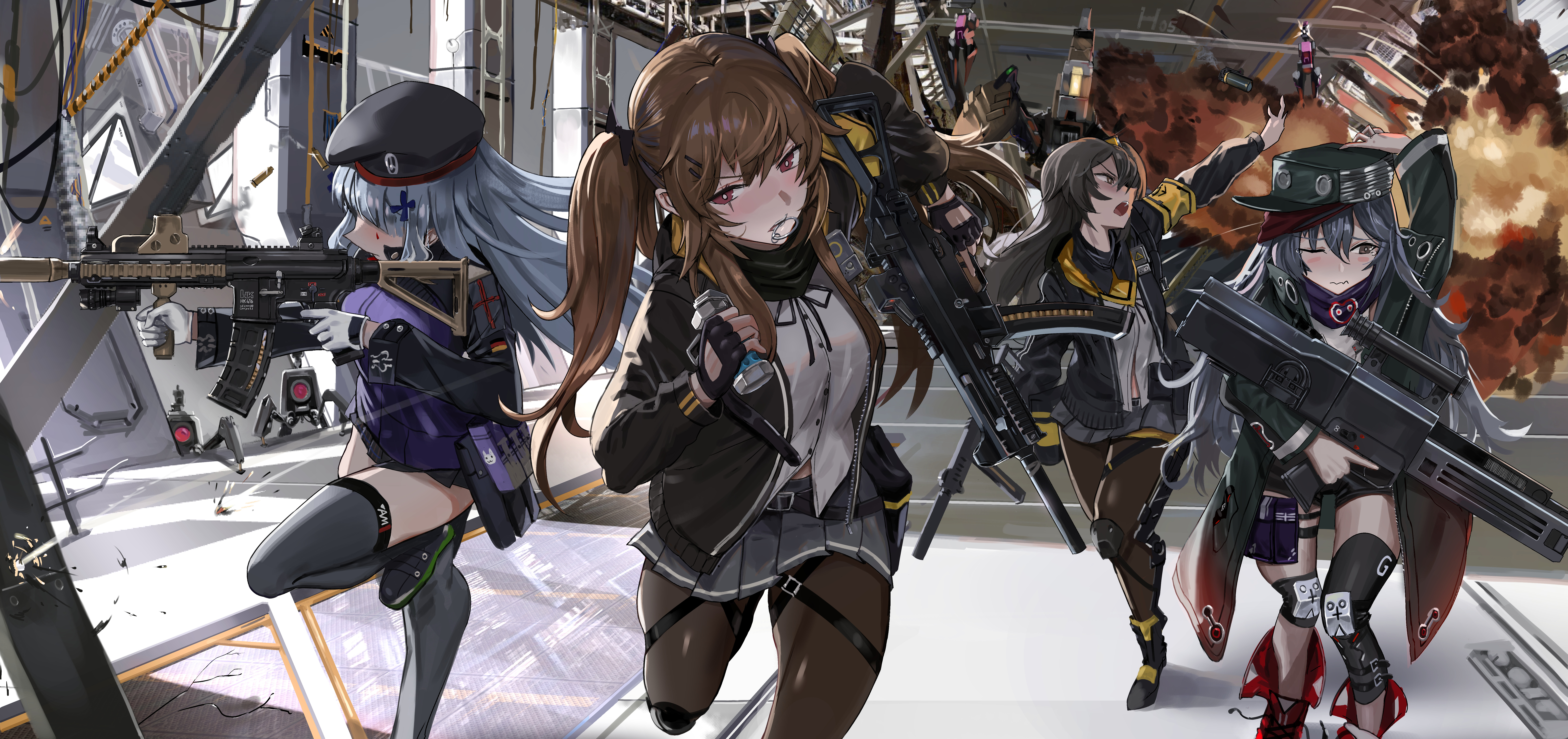 Girls Frontline 404 Squad аниме