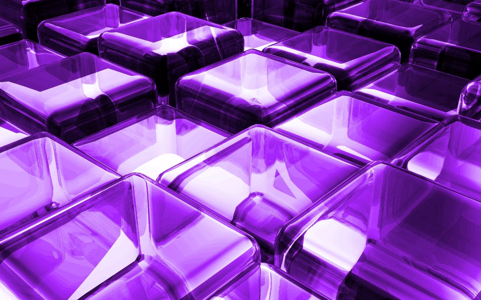 Фиолетовый кубик