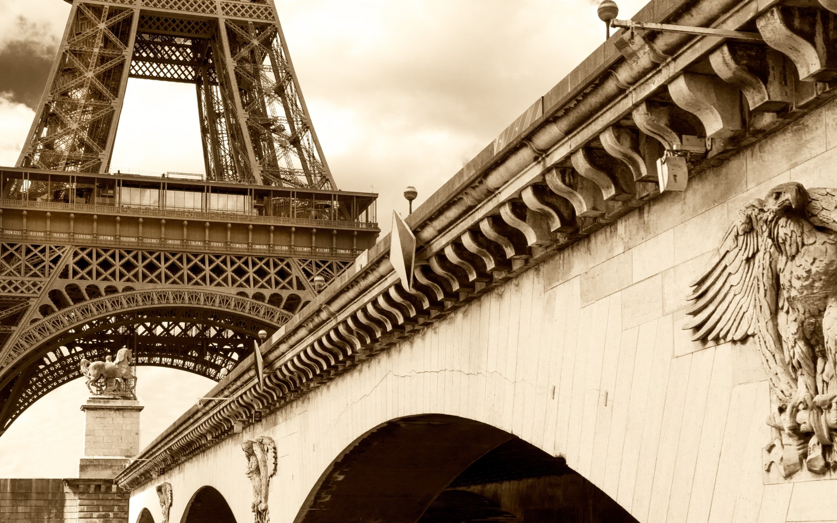 Франция Эйфель мост