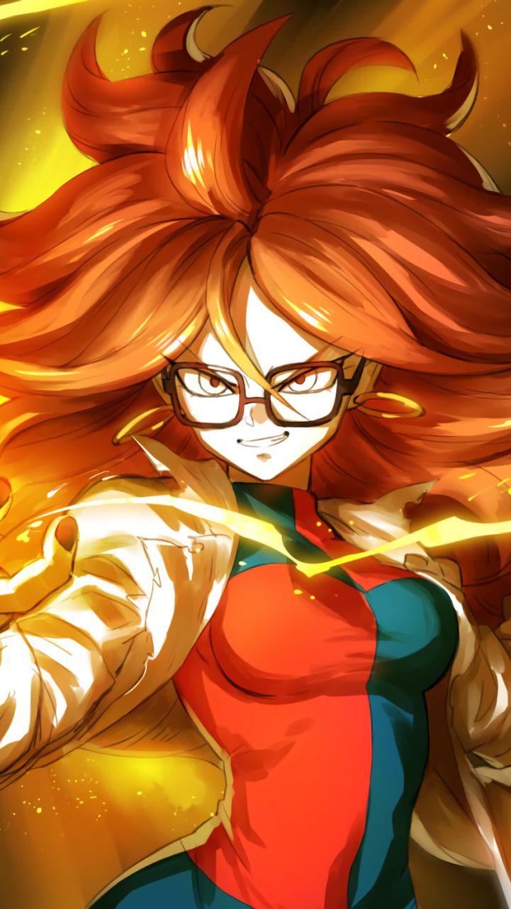 HD wallpaper Dragon Ball FighterZ Android 21 fire nature plant sky   Wallpaper Flare