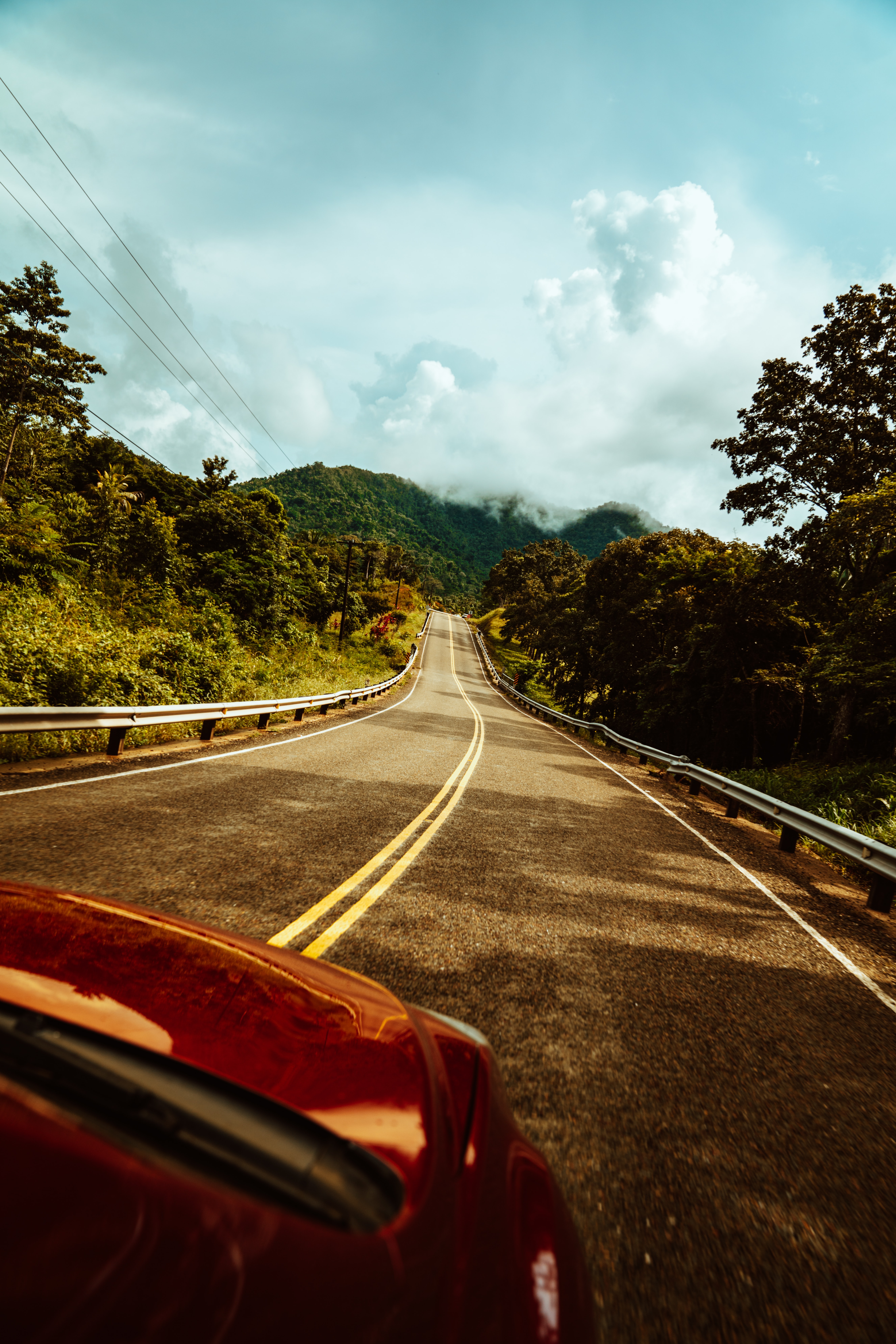 Free download wallpaper Markup, Mountains, Road, Machine, Nature, Car on your PC desktop