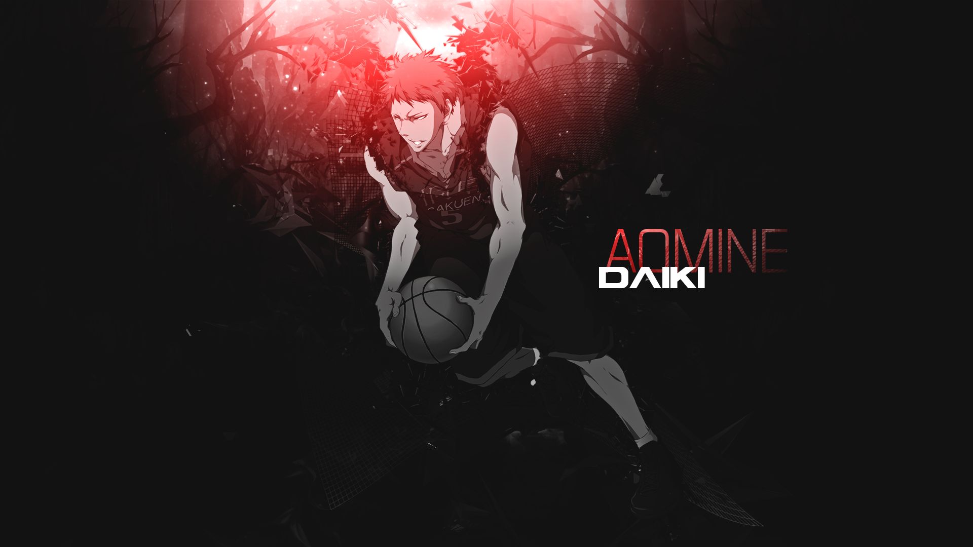 wallpapers kuroko's basketball, daiki aomine, anime