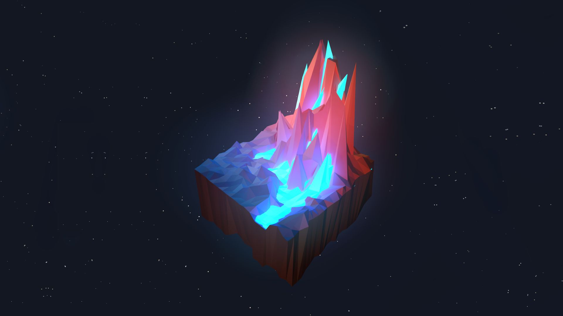 artistic, space, low poly