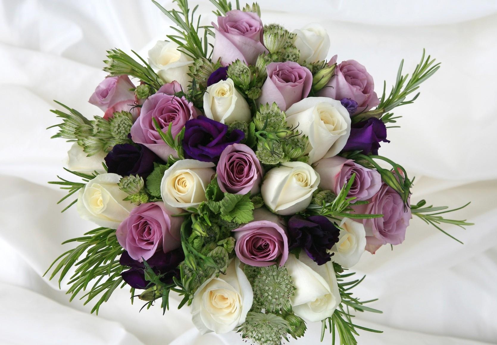 roses, flowers, bouquet, composition, lisianthus russell, lisiantus russell