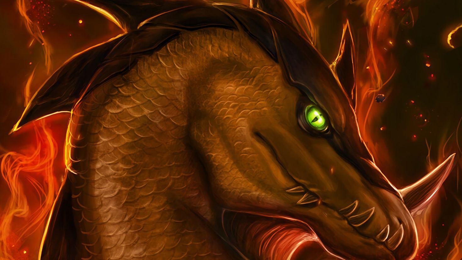 Огонь из носа дракона