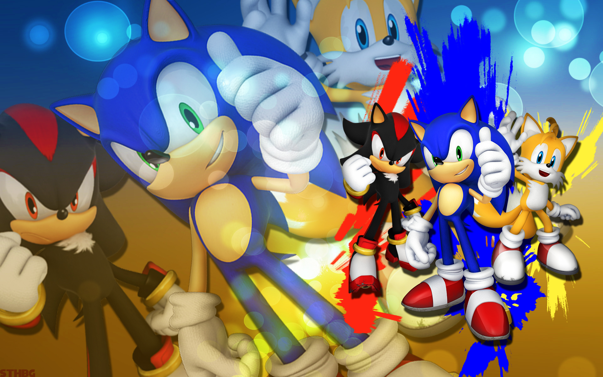 Sonic the Hedgehog, Tails, Shadow
