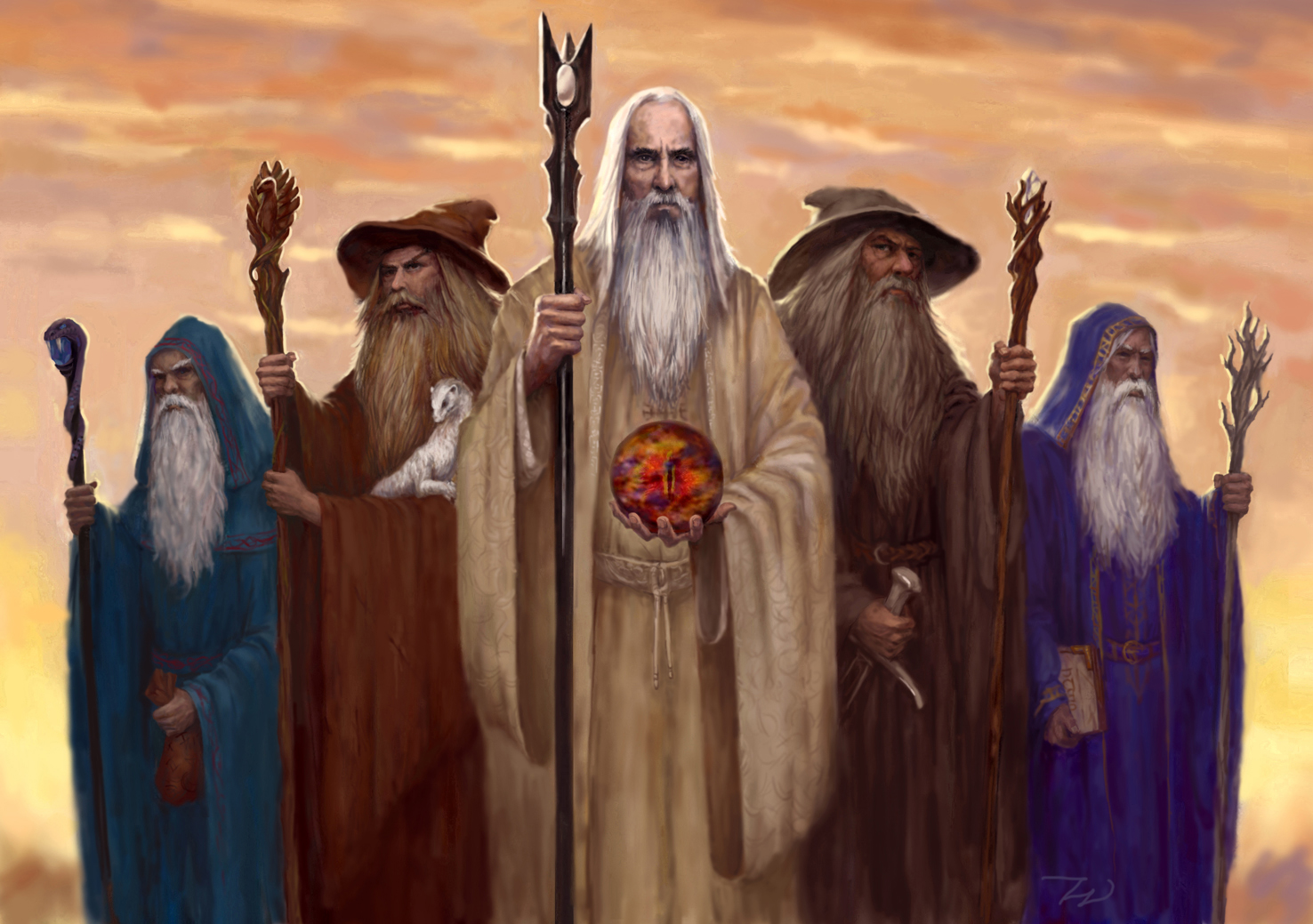 lord of the rings, the lord of the rings, fantasy, istari (lord of the rings), wizard