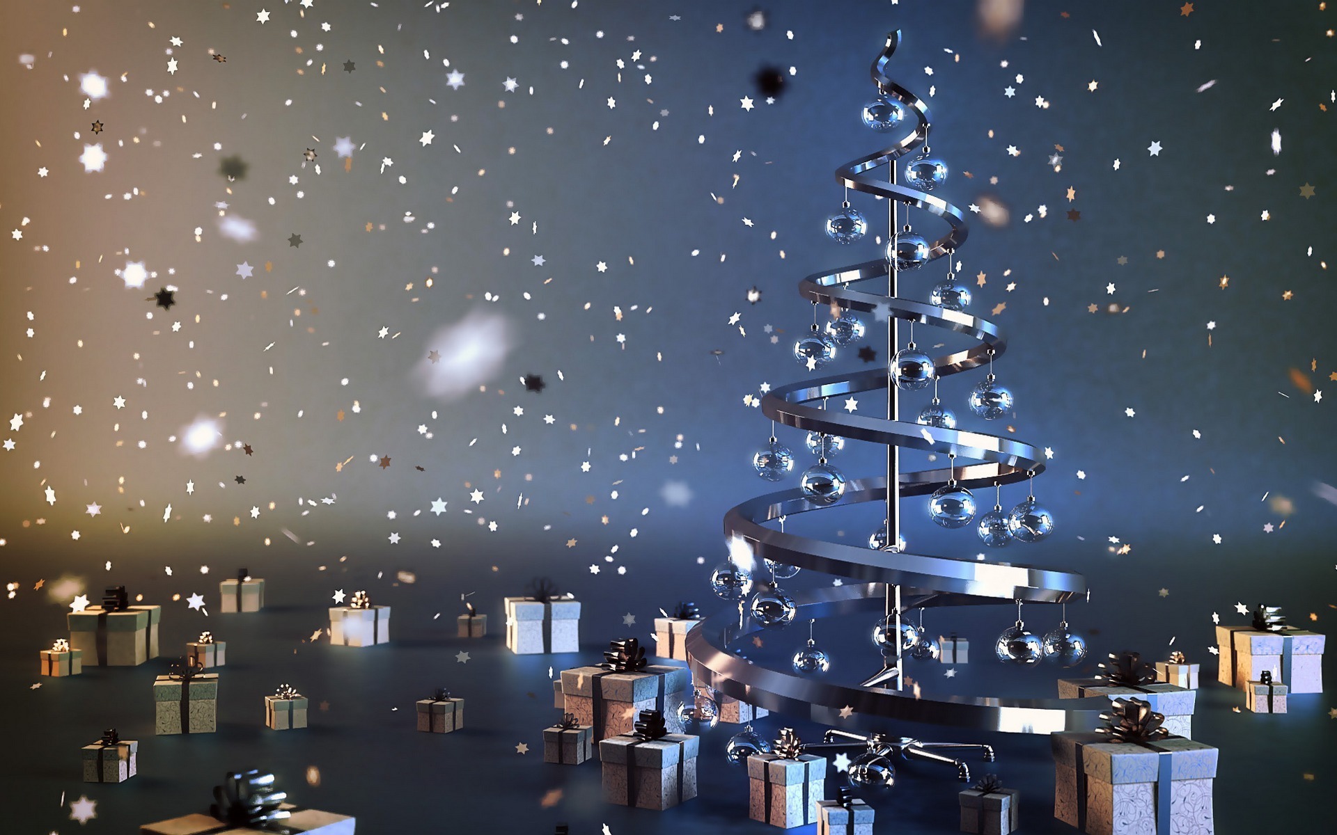 539517 Hintergrundbild herunterladen weihnachtsbaum, feiertage, weihnachten, 3d, weihnachtsschmuck, geschenk - Bildschirmschoner und Bilder kostenlos
