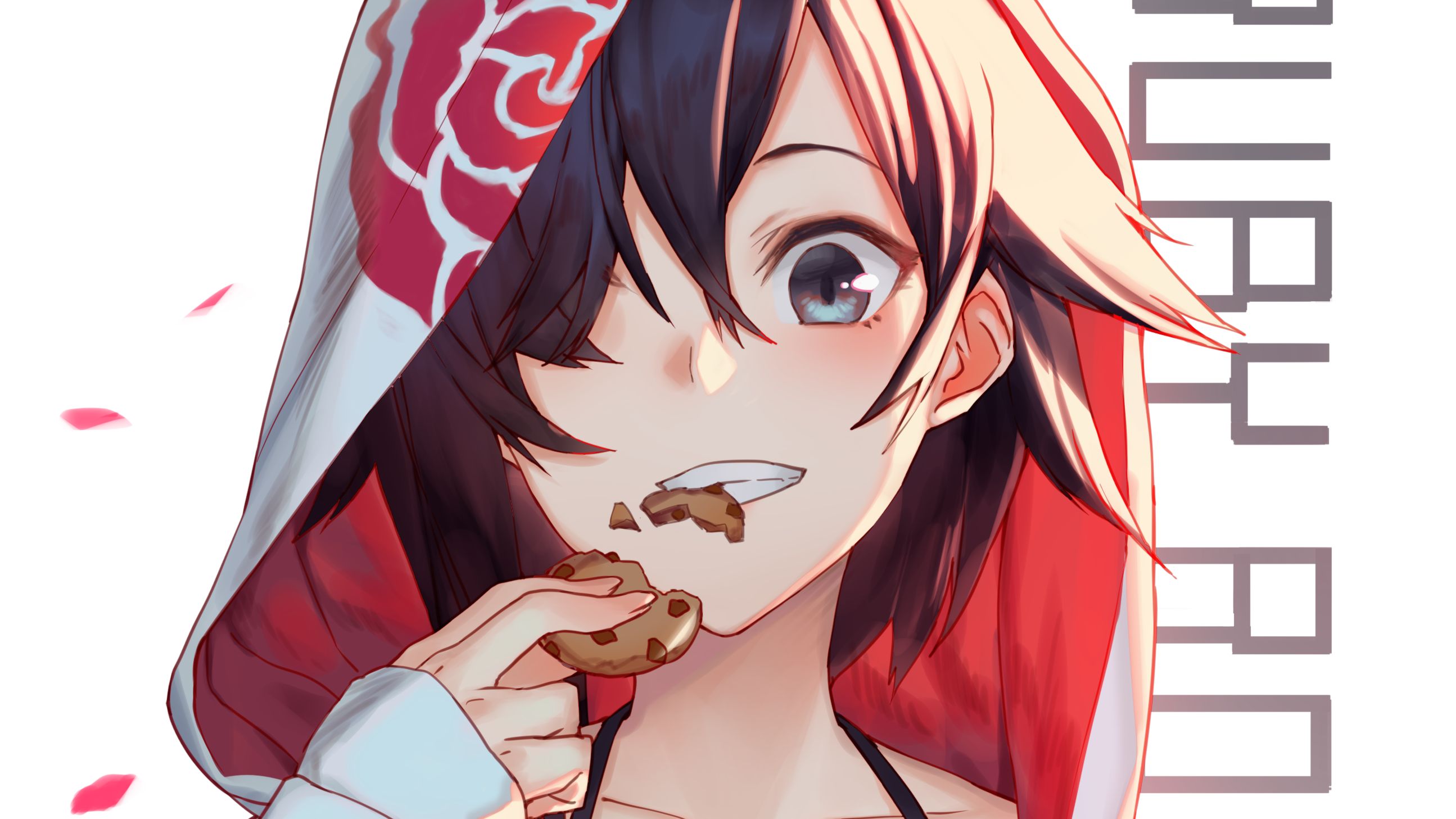 Anime girl eating cookie HD wallpapers | Pxfuel
