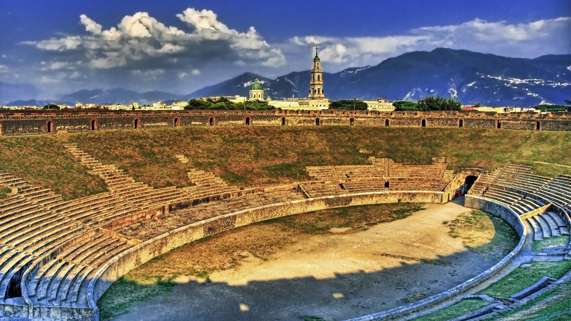 cities, old, stone, hdr, ancient, stadium