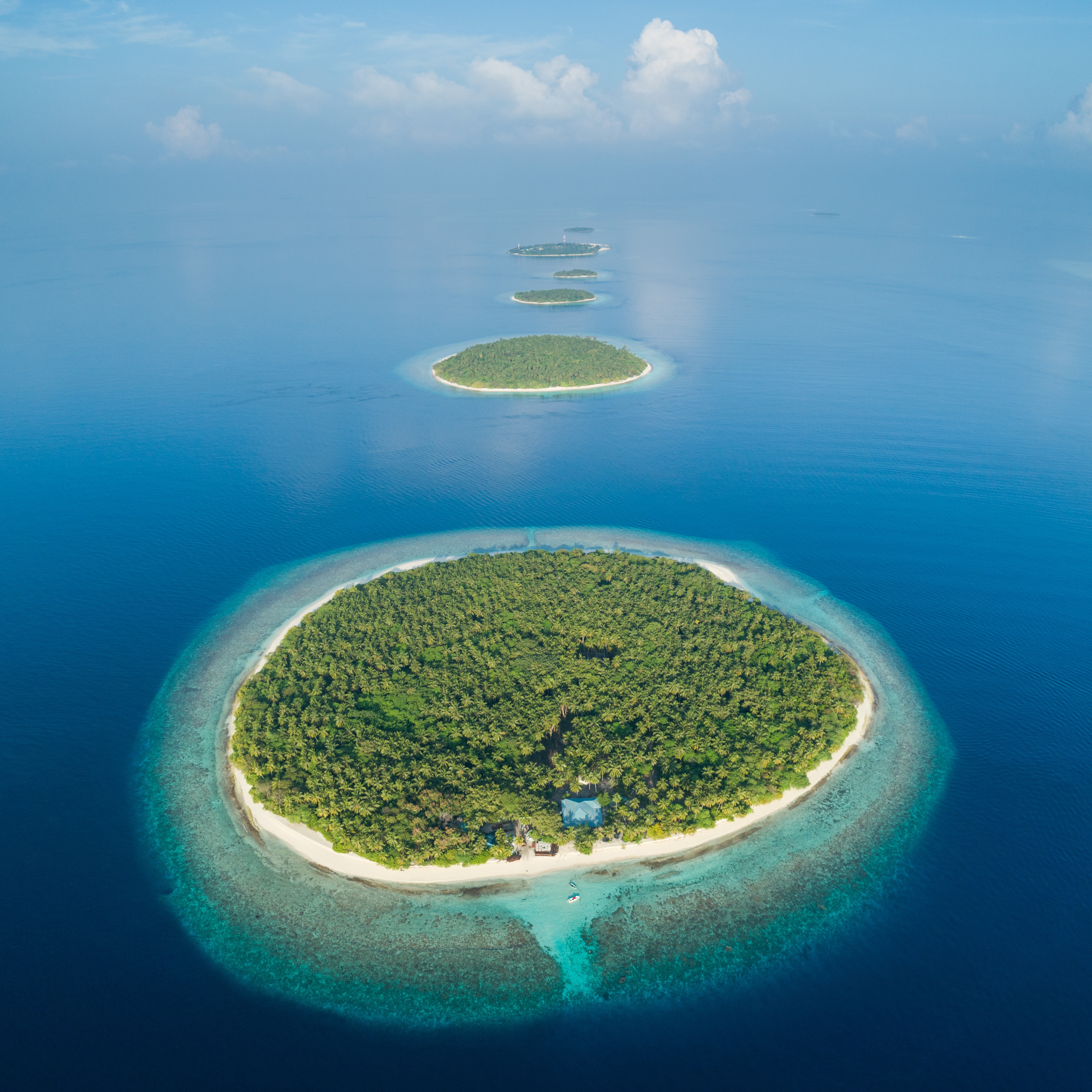 nature, view from above, ocean, tropics, maldives, islands
