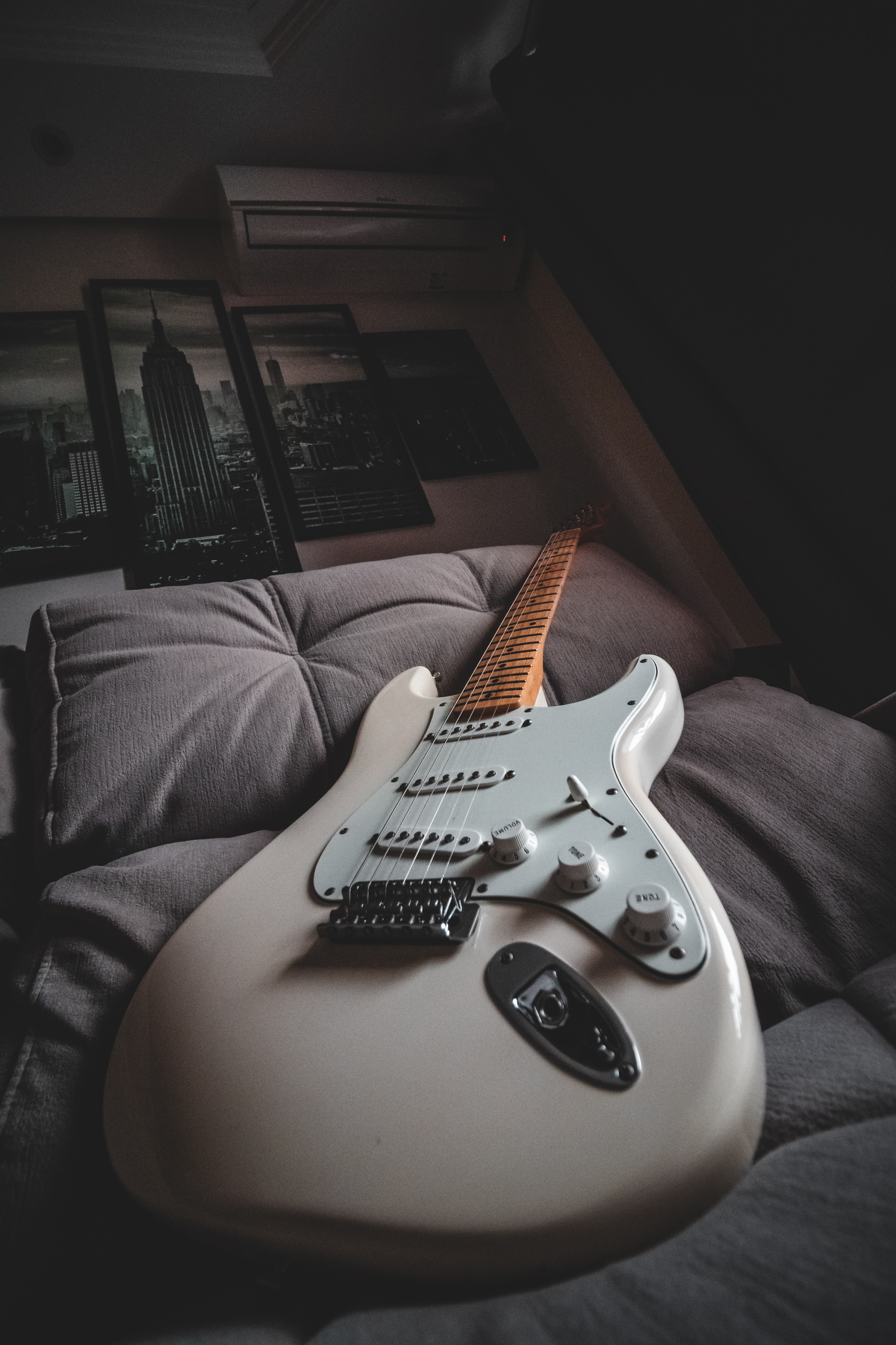 music, white, musical instrument, electric guitar, guitar