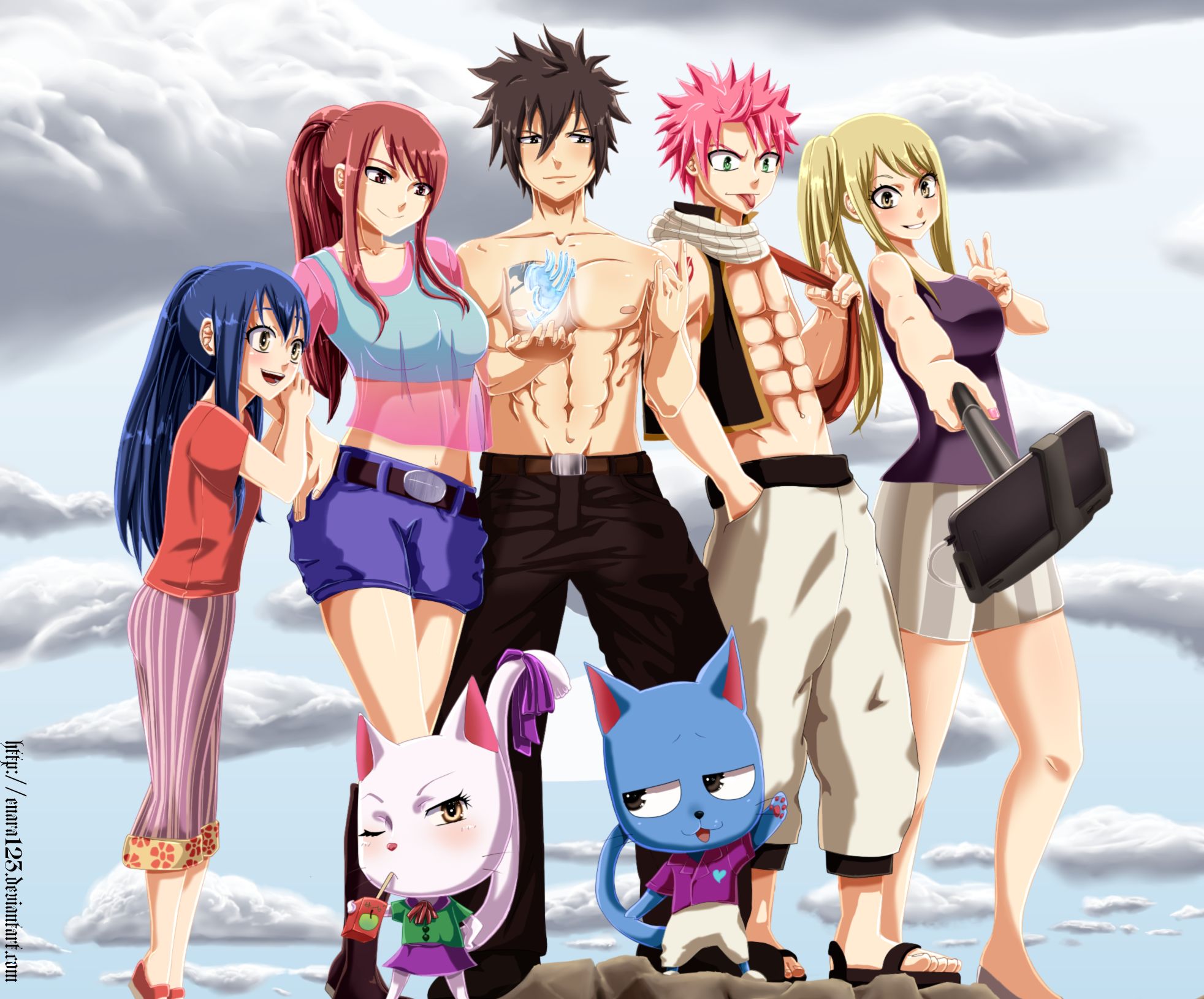 fairy tail wendy and gray