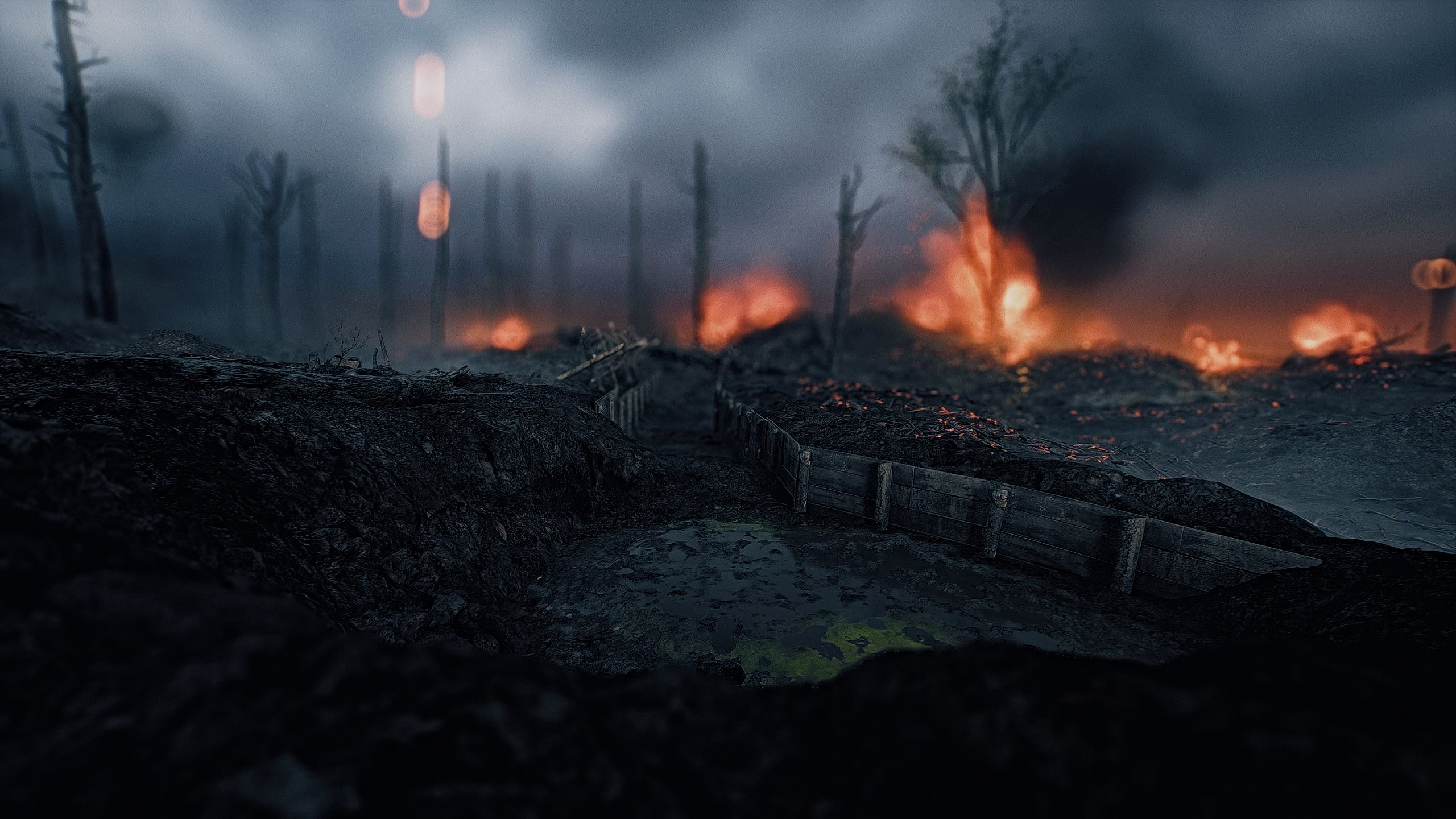 video game, battlefield 1, mud, trenches, battlefield 5K