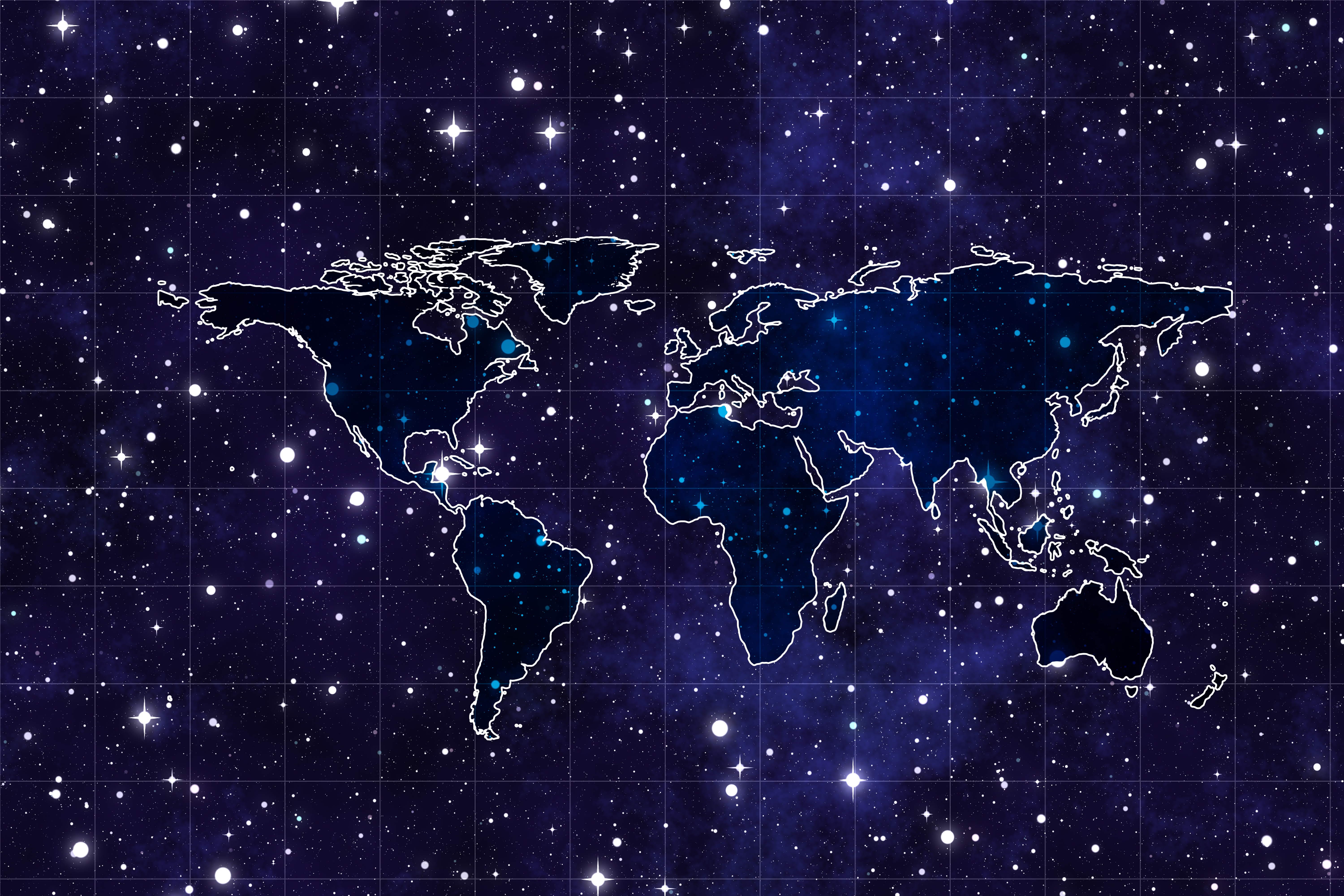 93597 завантажити шпалери космос, мапа, карта, континенти, континентах - заставки і картинки безкоштовно