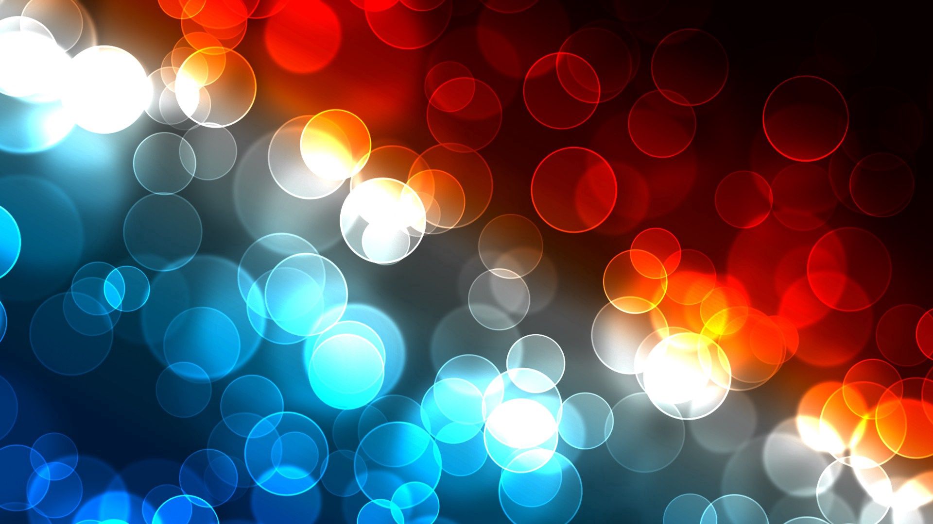glare, abstract, circles, shine, light, multicolored, motley, picturesque 4K