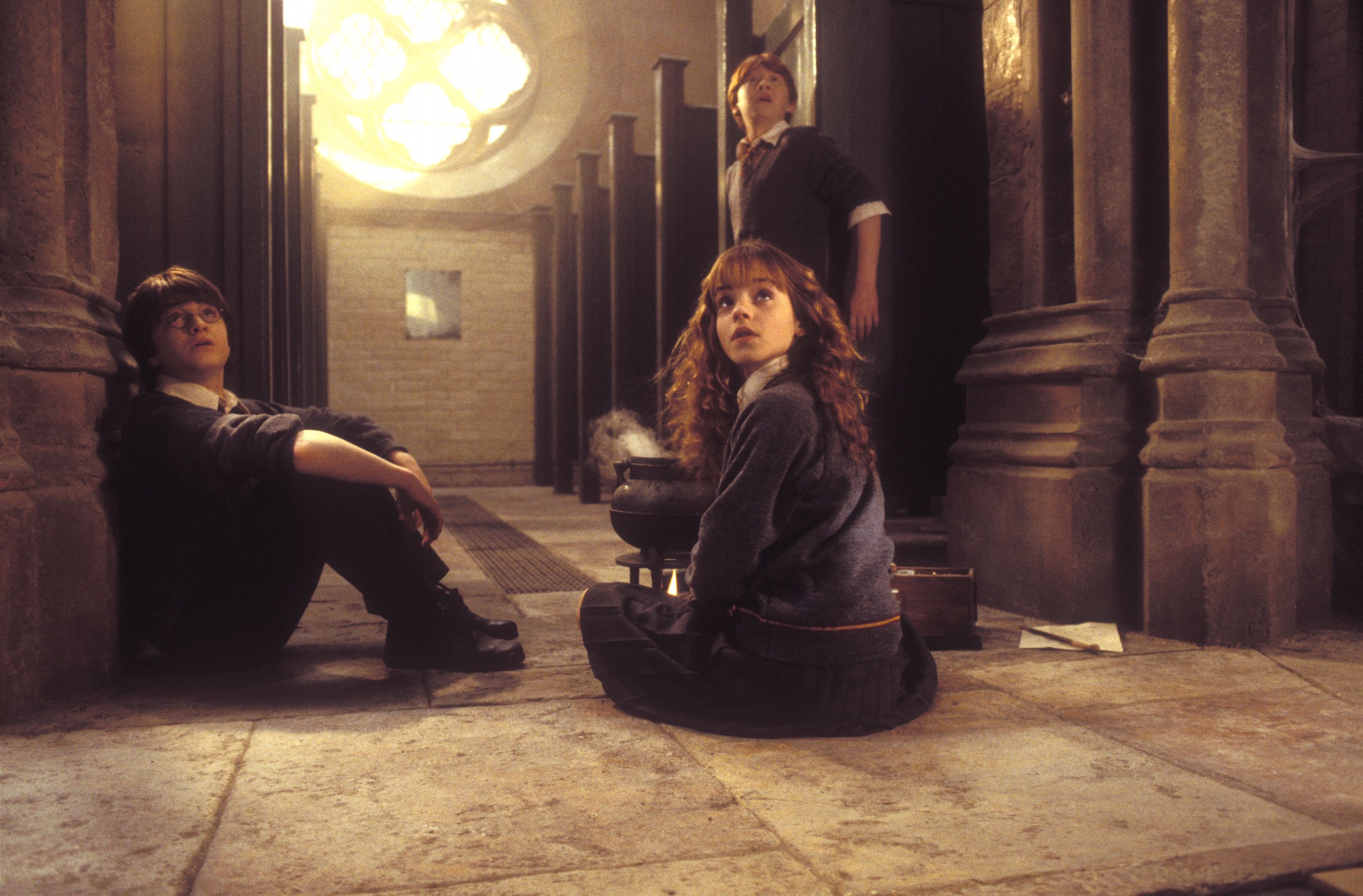 harry potter, movie, harry potter and the chamber of secrets, daniel radcliffe, emma watson, hermione granger, ron weasley, rupert grint