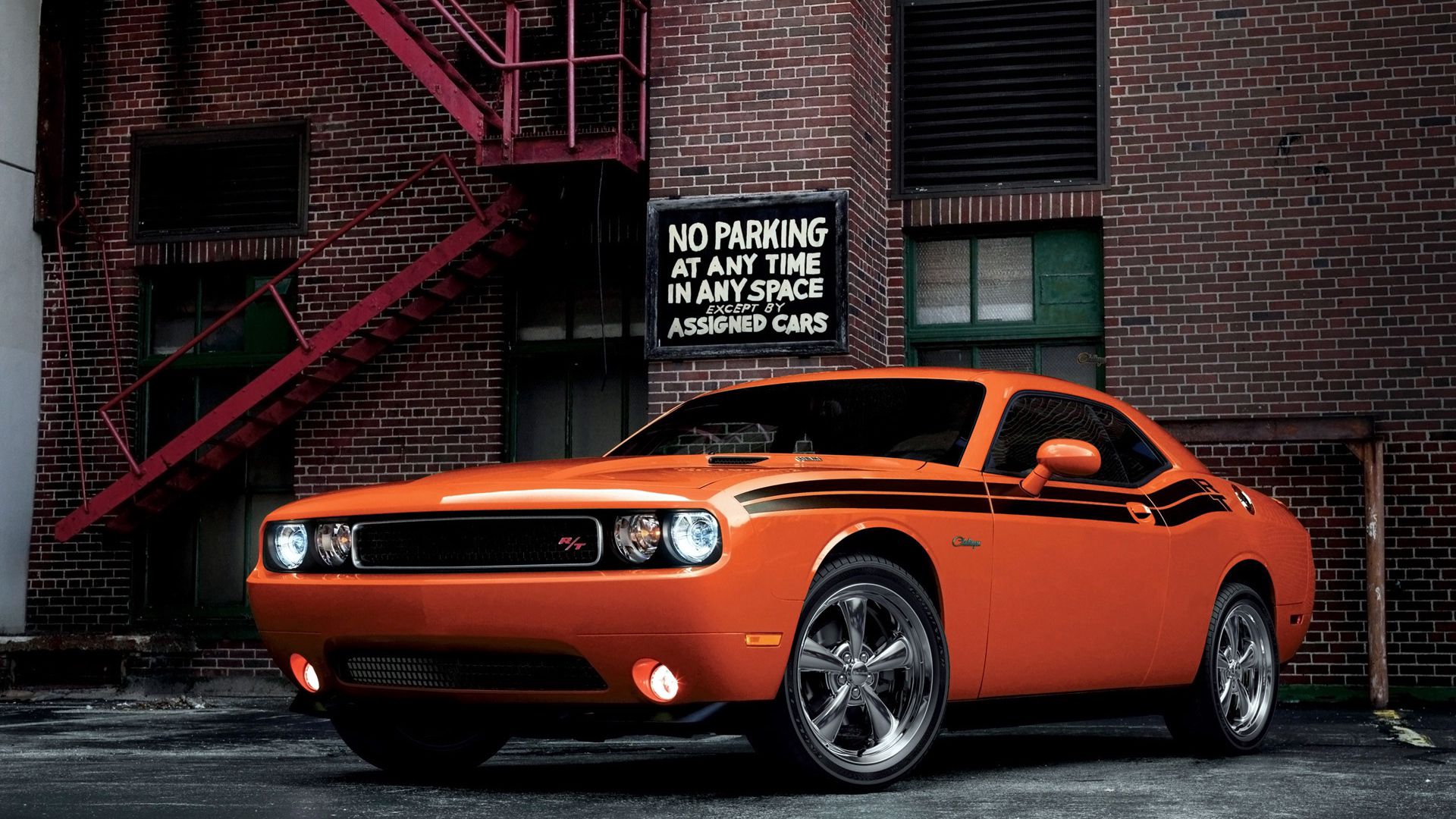 Скачать картинку Dodge Challenger Rt, Красный, Тачки (Cars), Машины в телефон бесплатно.