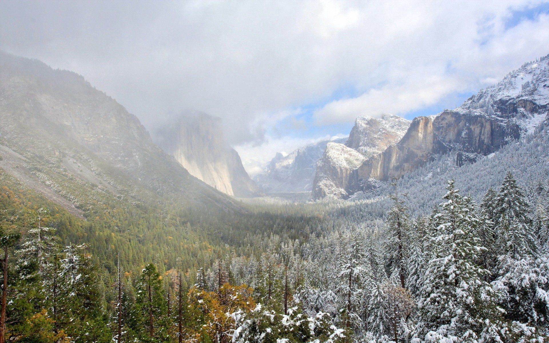 Laden Sie das Senke, Tal, Natur, Grass, Mountains, Schnee-Bild kostenlos auf Ihren PC-Desktop herunter