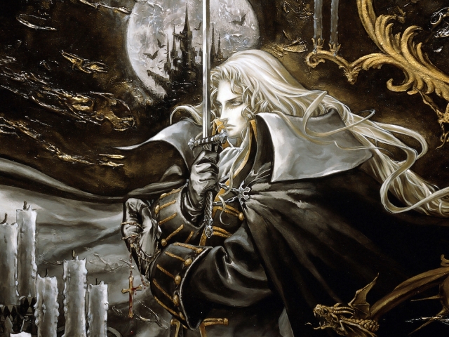 castlevania: symphony of the night, video game, warrior, magic, alucard (castlevania), castlevania