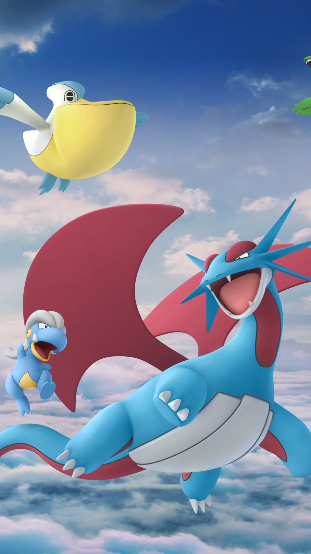 HD desktop wallpaper: Anime, Pokémon, Dragon Pokémon, Flygon (Pokémon),  Kingdra (Pokémon), Salamence (Pokémon) download free picture #1437906