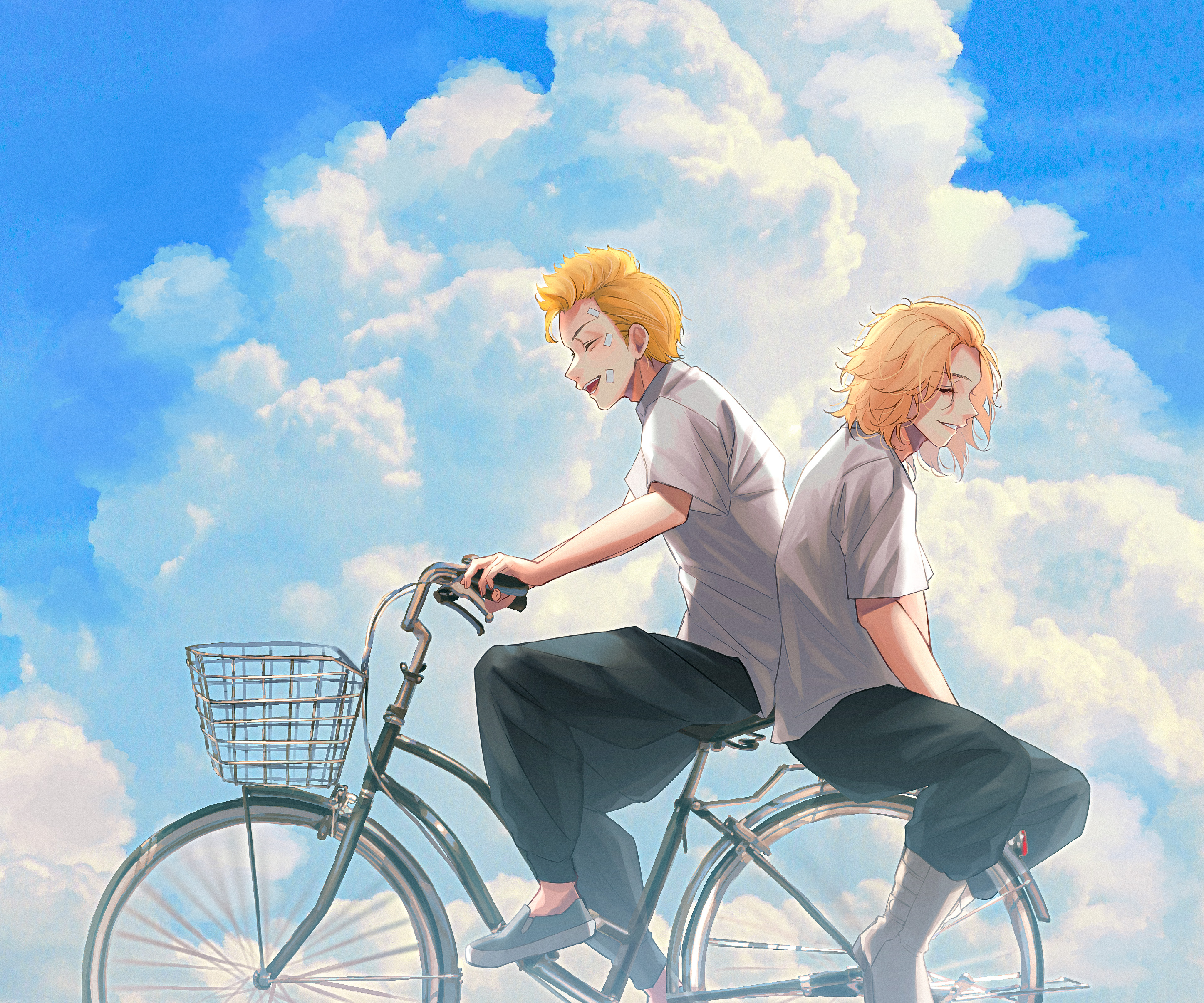 Mikey Tokyo Revengers, cloud, sky, takemitchy, anime aesthetic, baji  keisuki, HD phone wallpaper