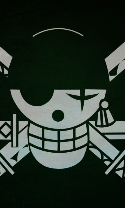 one piece, anime, roronoa zoro, pirate, jolly roger wallpaper for mobile