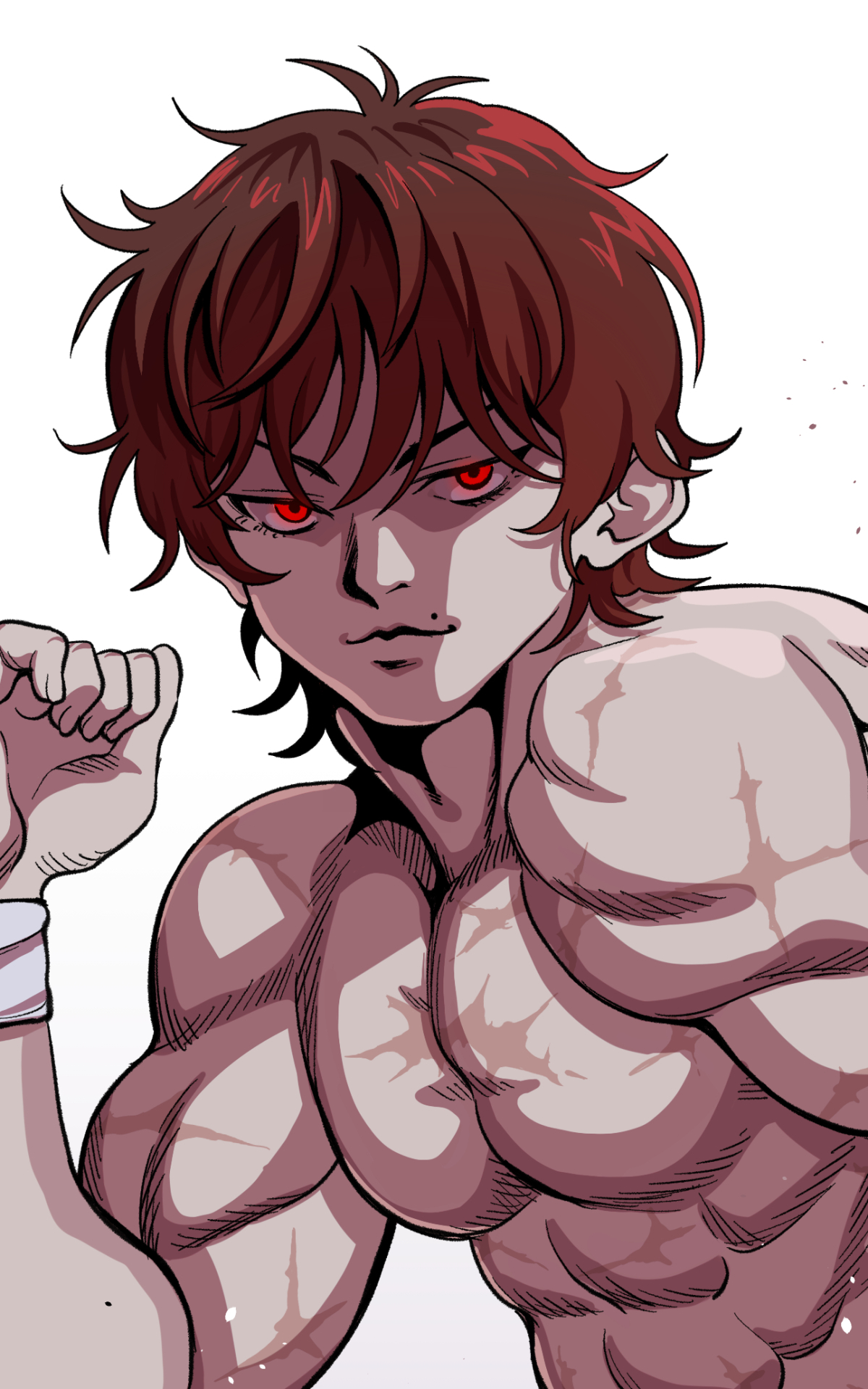 Is it just me or does the Anime of Baki make the characters EVEN MORE BUFF  than they already are in the Manga  rGrapplerbaki