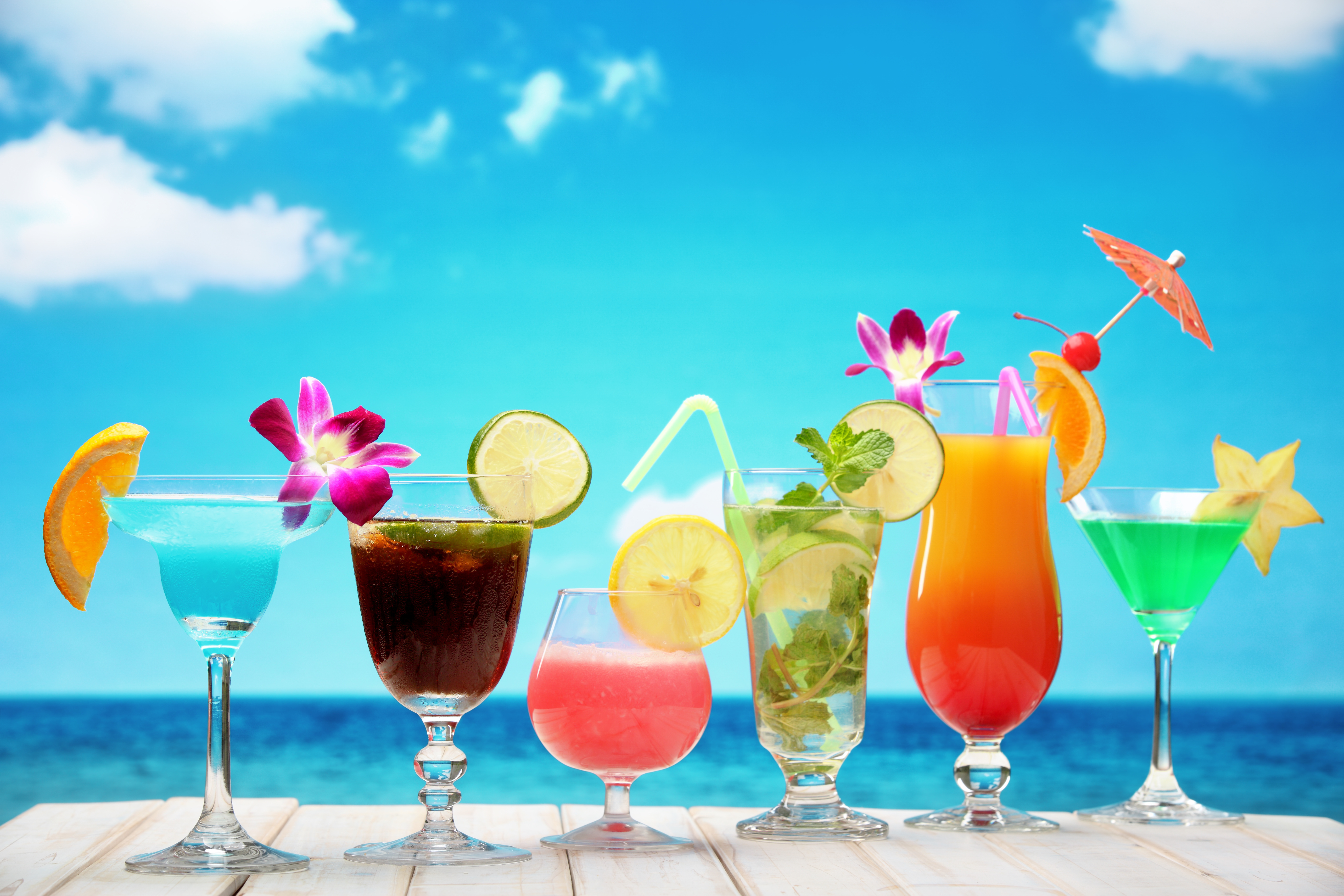 алкоголь на море