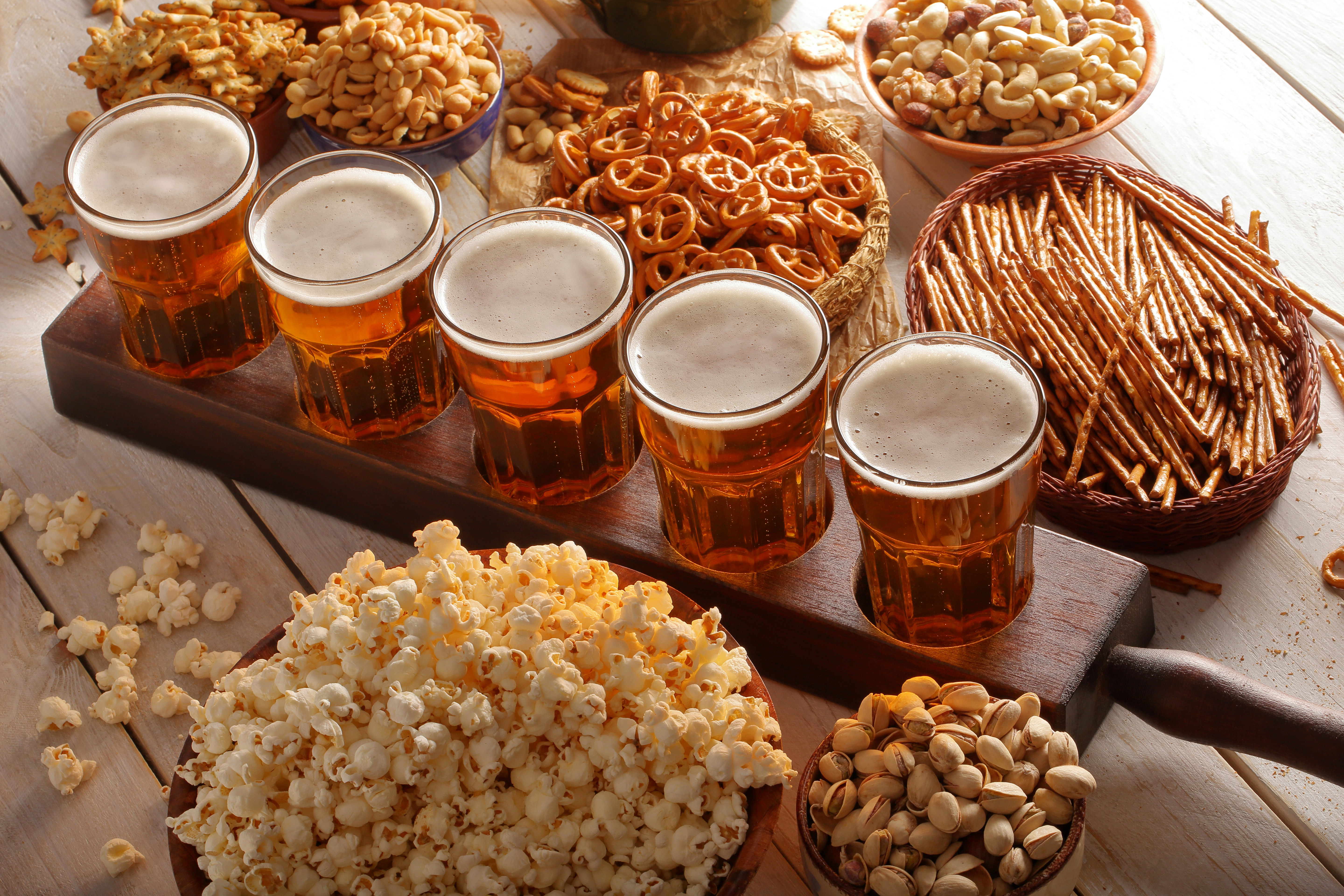 popcorn, beer, food, drink, glass cell phone wallpapers