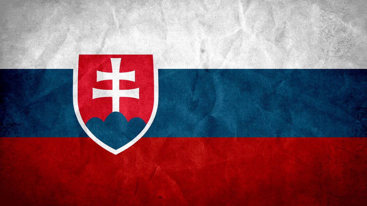 какой флаг у словакии