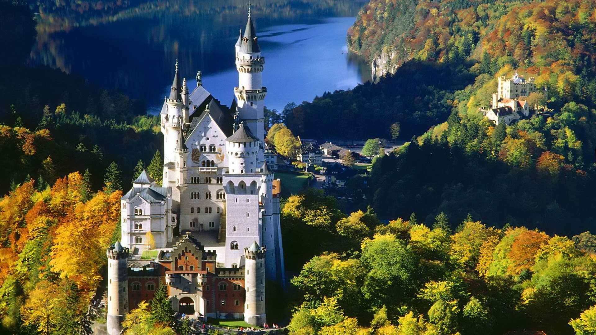 man made, neuschwanstein castle, castle, castles