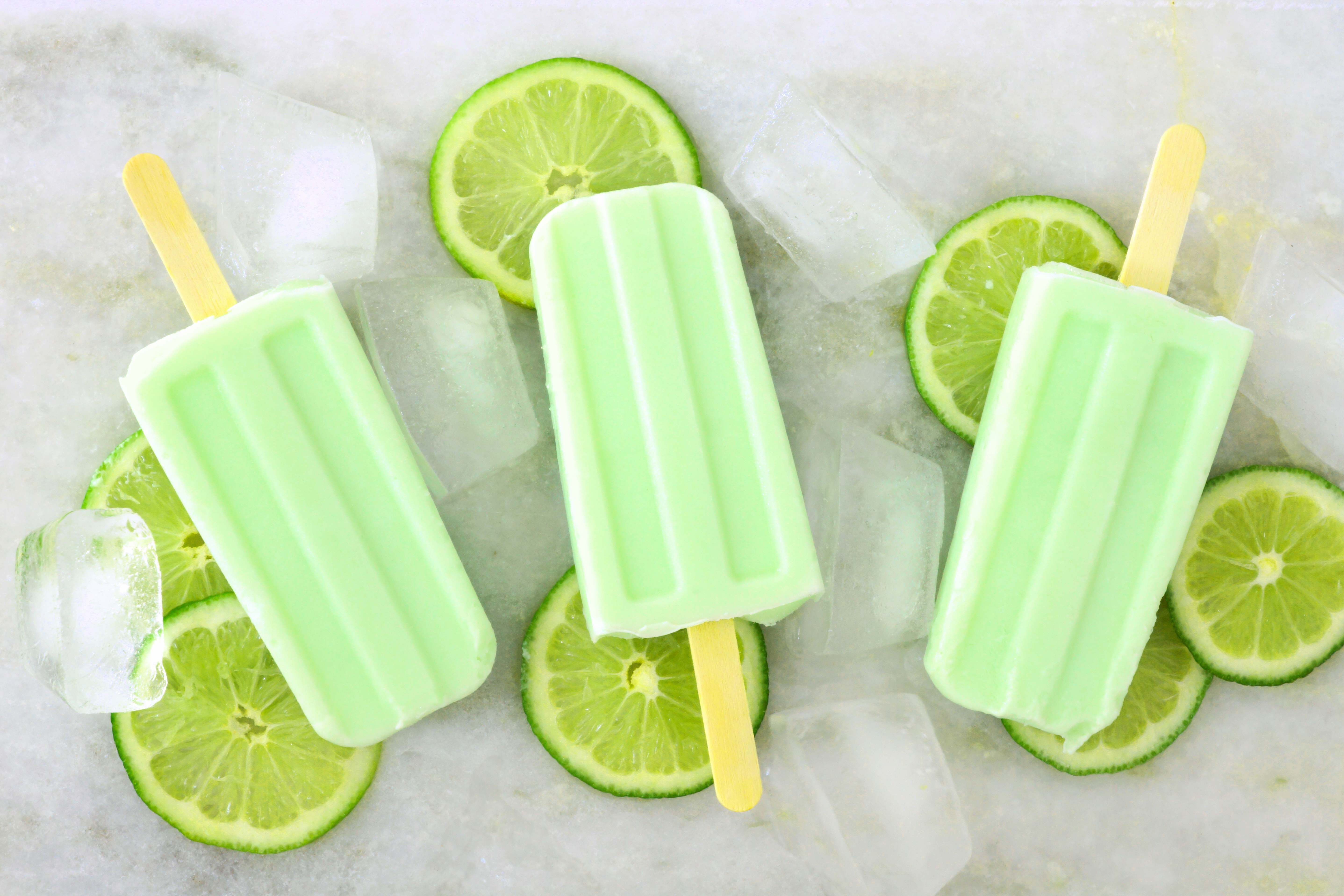 ice cream, food, fruit, ice cube, lime, sweets cell phone wallpapers