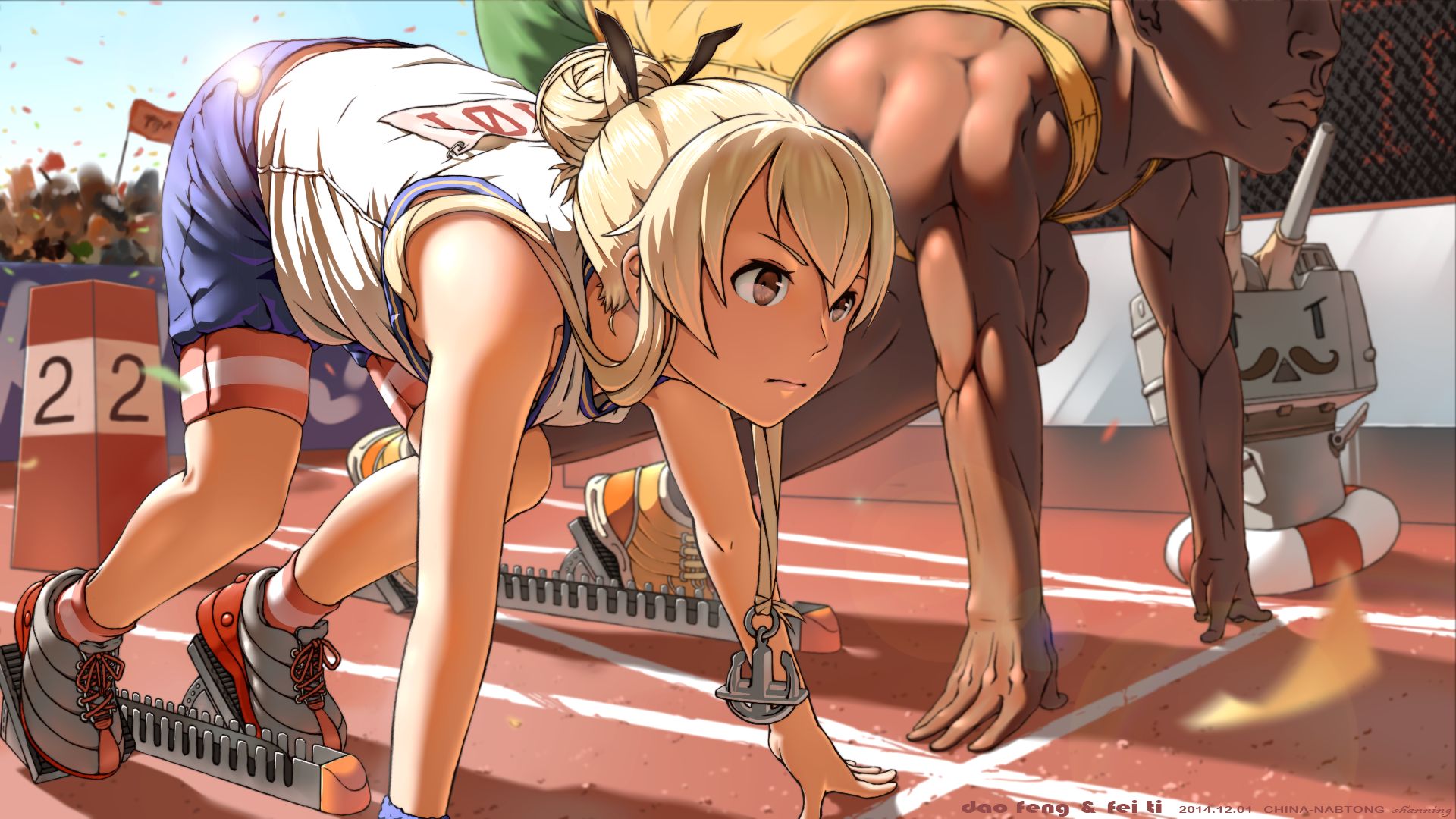 Спортивная девочка аниме